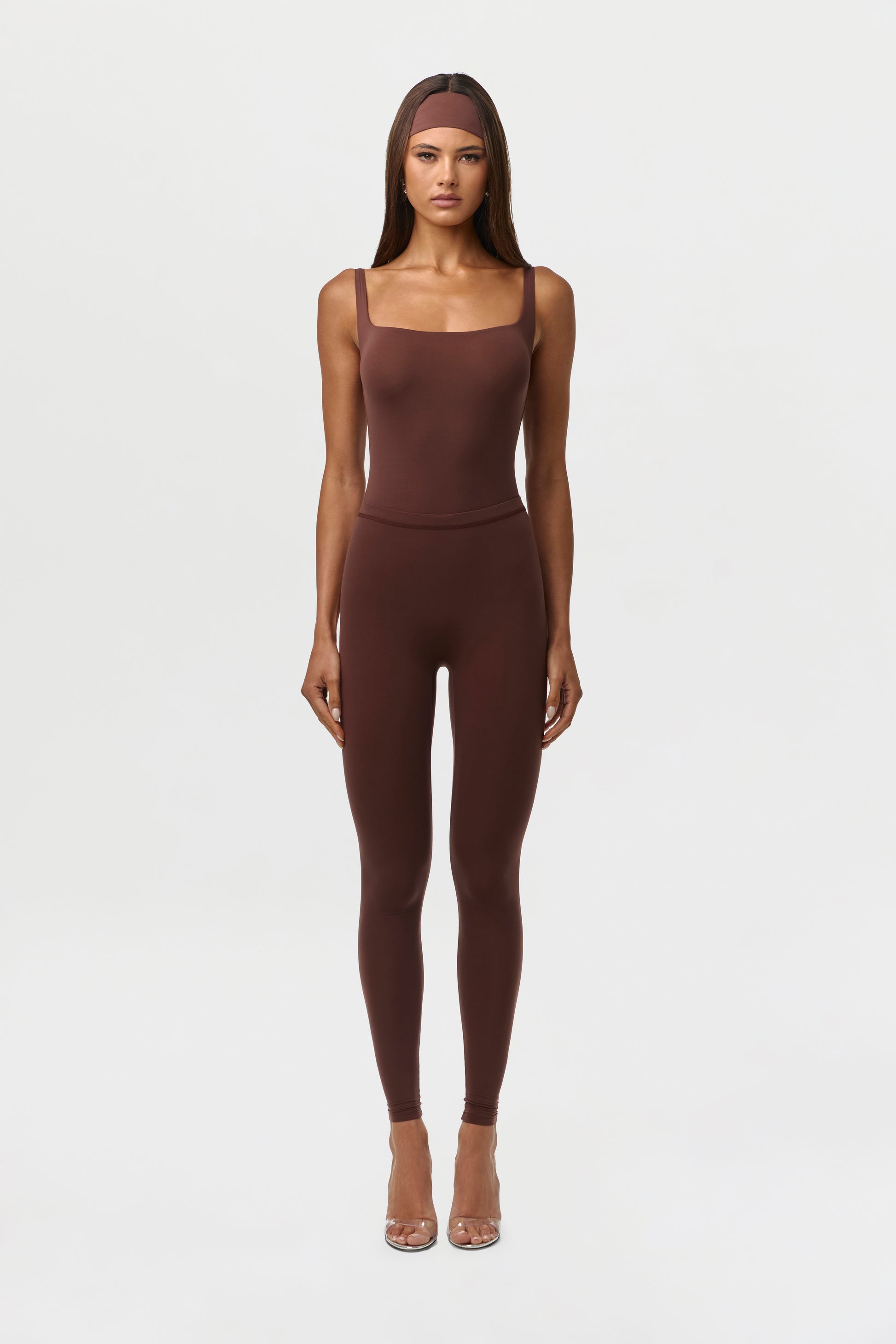 Naked Scoop Tank Bodysuit
