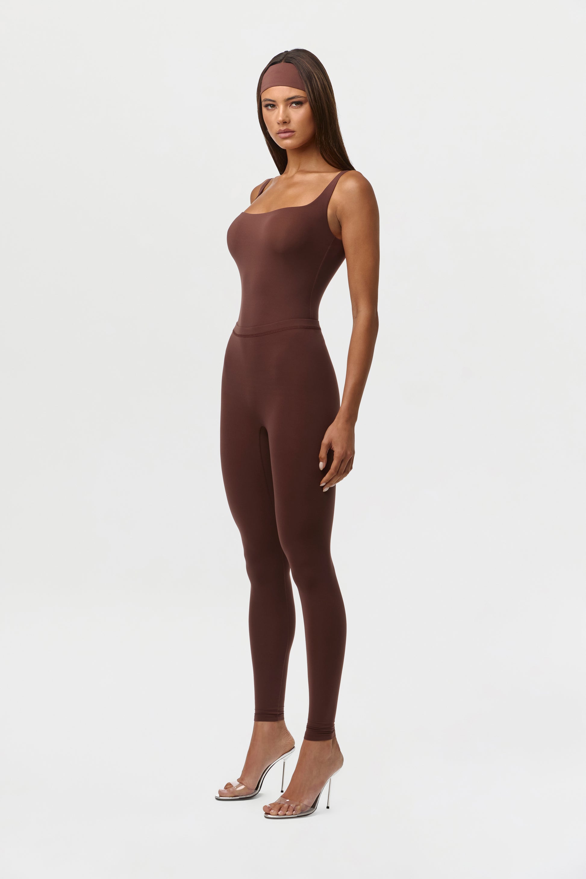 Naked Scoop Tank Bodysuit