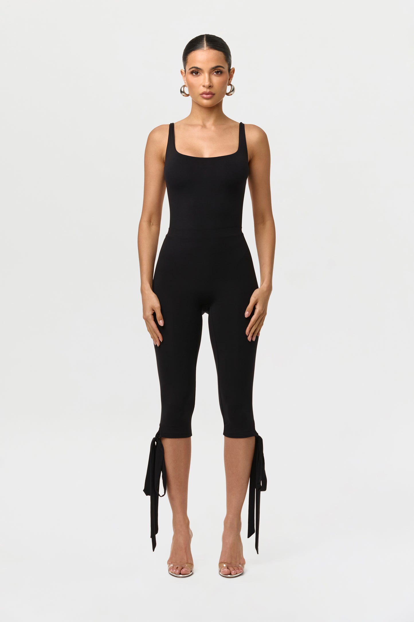 Naked Tie Capri Leggings
