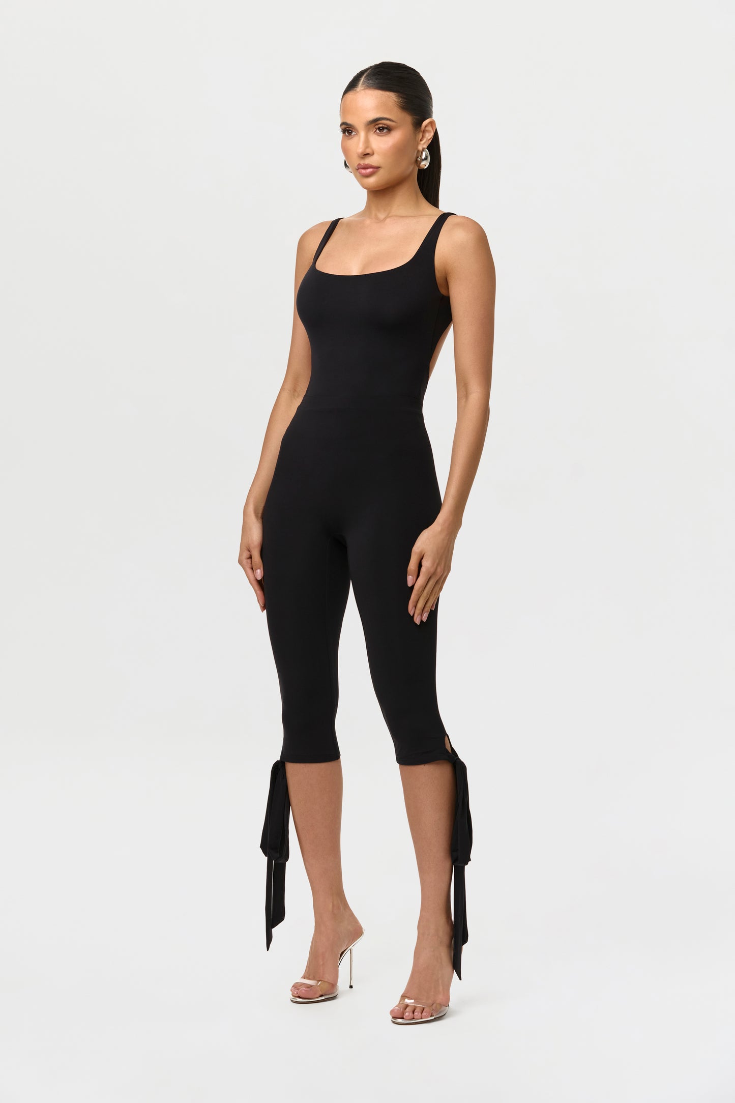 Naked Tie Capri Leggings