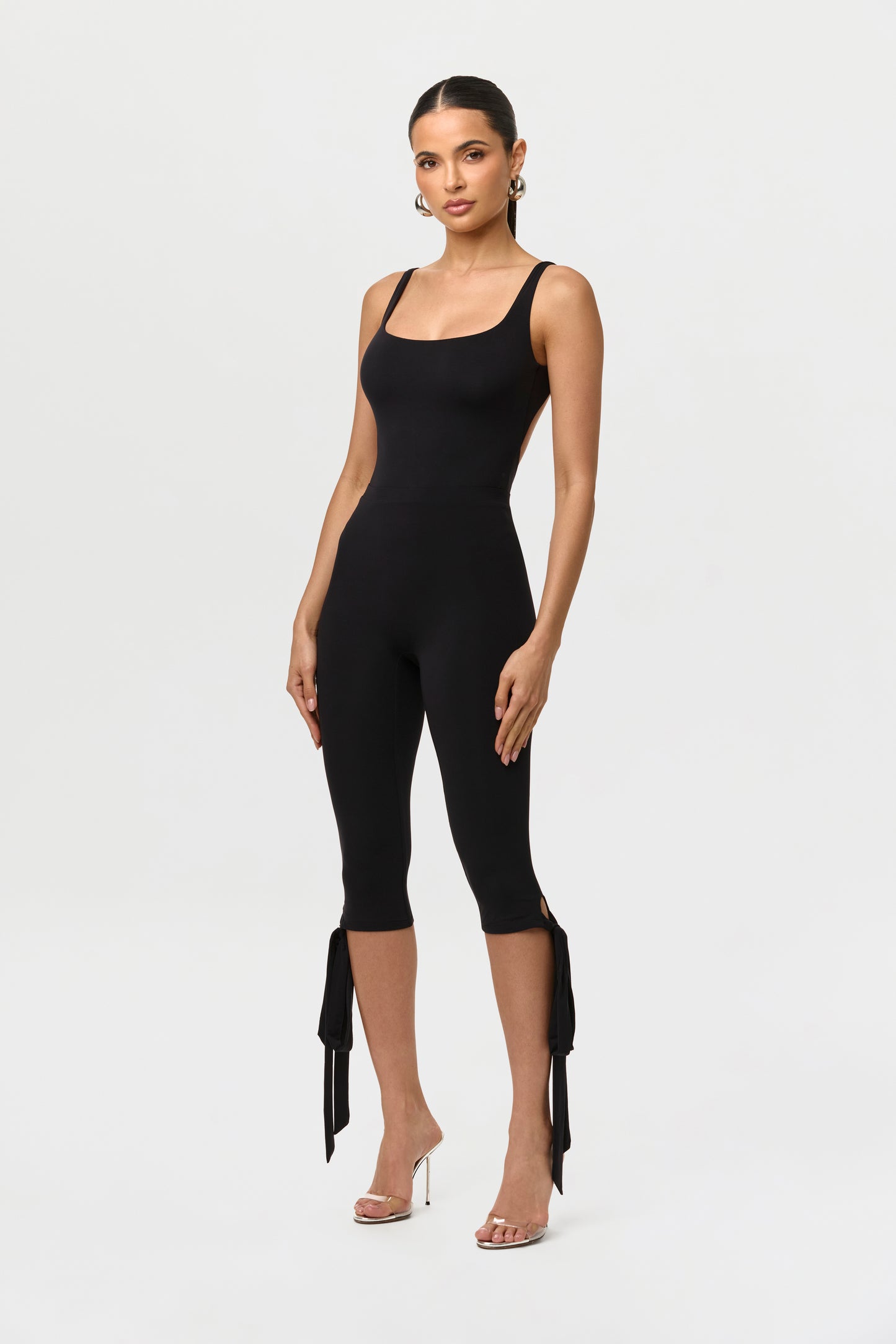 Naked Tie Capri Leggings
