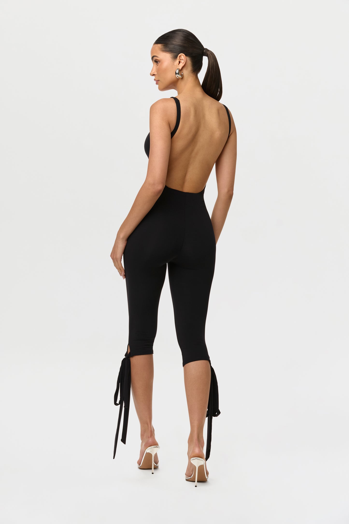 Naked Tie Capri Leggings