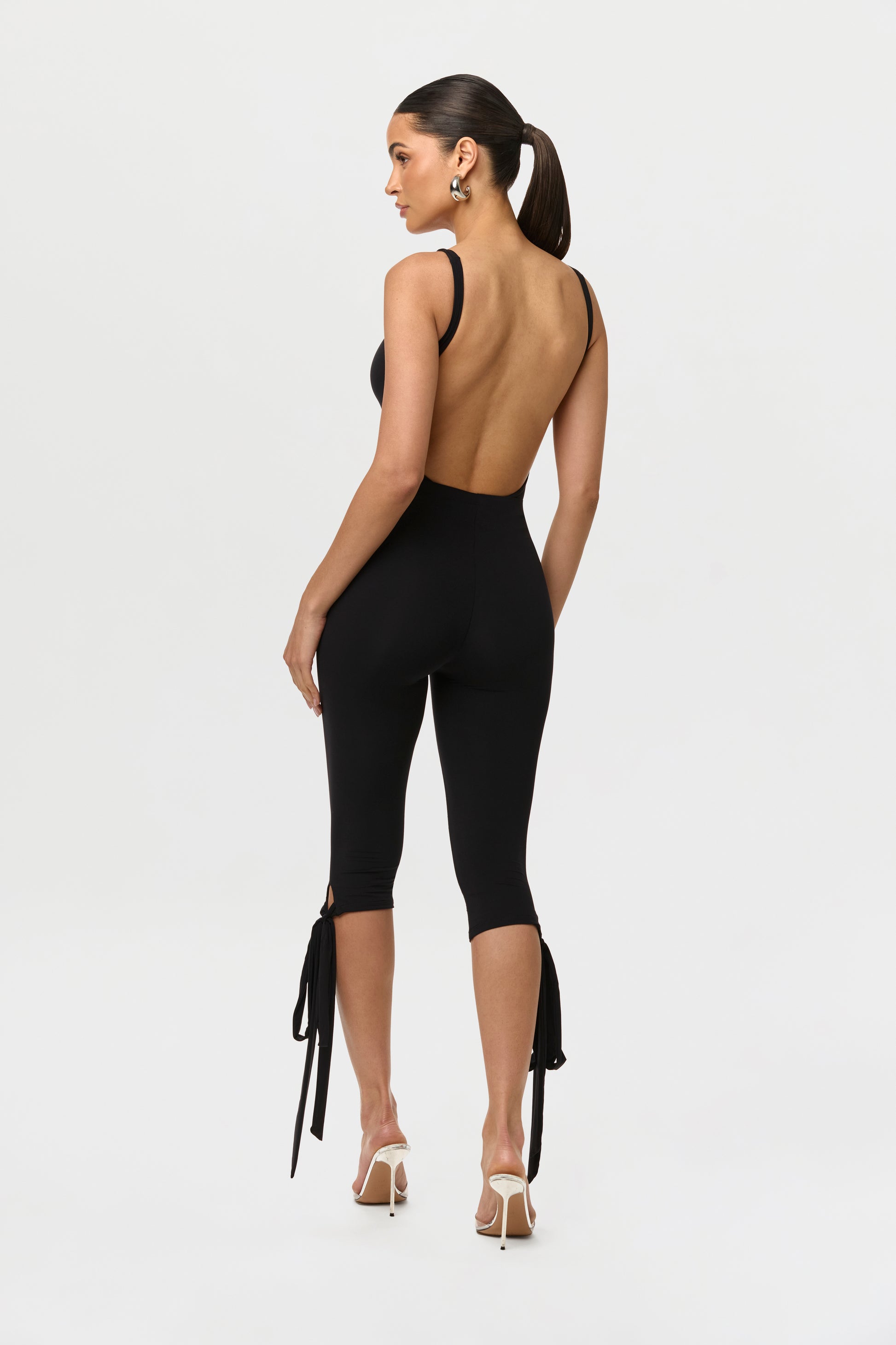 Naked Tie Capri Leggings