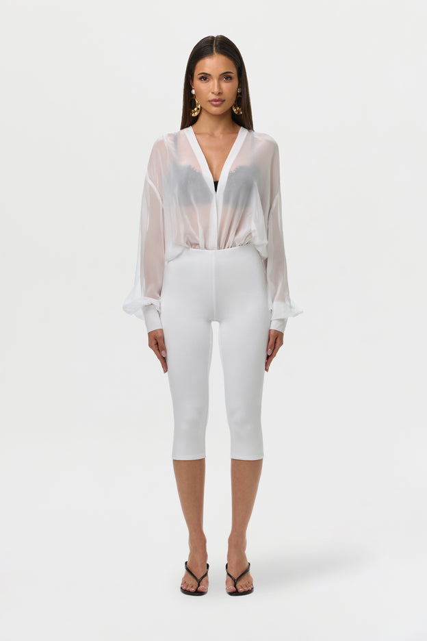Chiffon Blouse Bodysuit