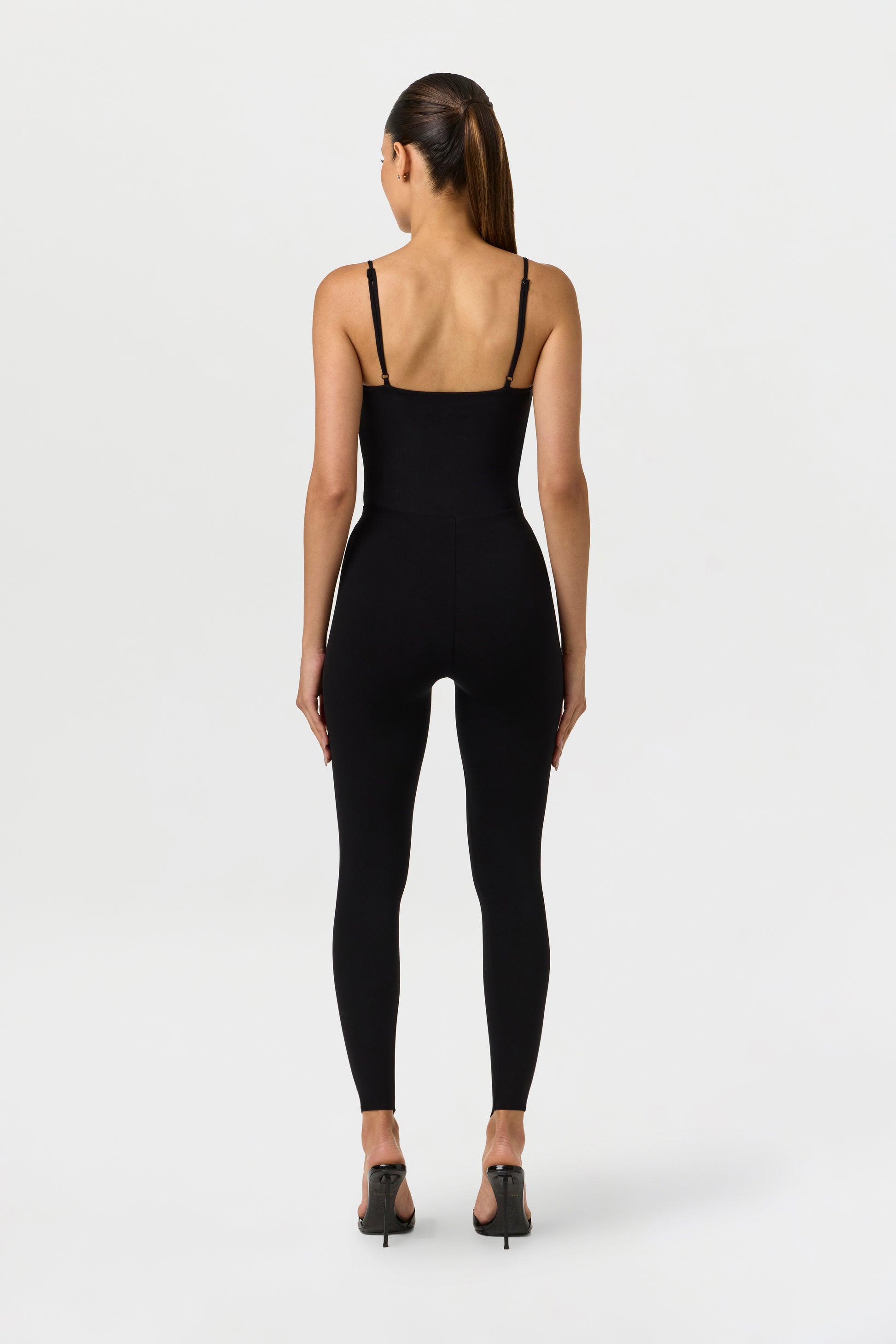 Black Naked Toe Loop Leggings