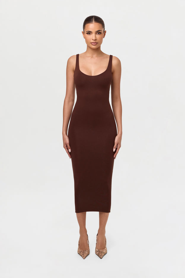 NW Sculpt Tank Midi Dress
