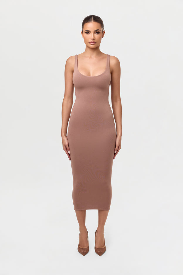 NW Sculpt Tank Midi Dress
