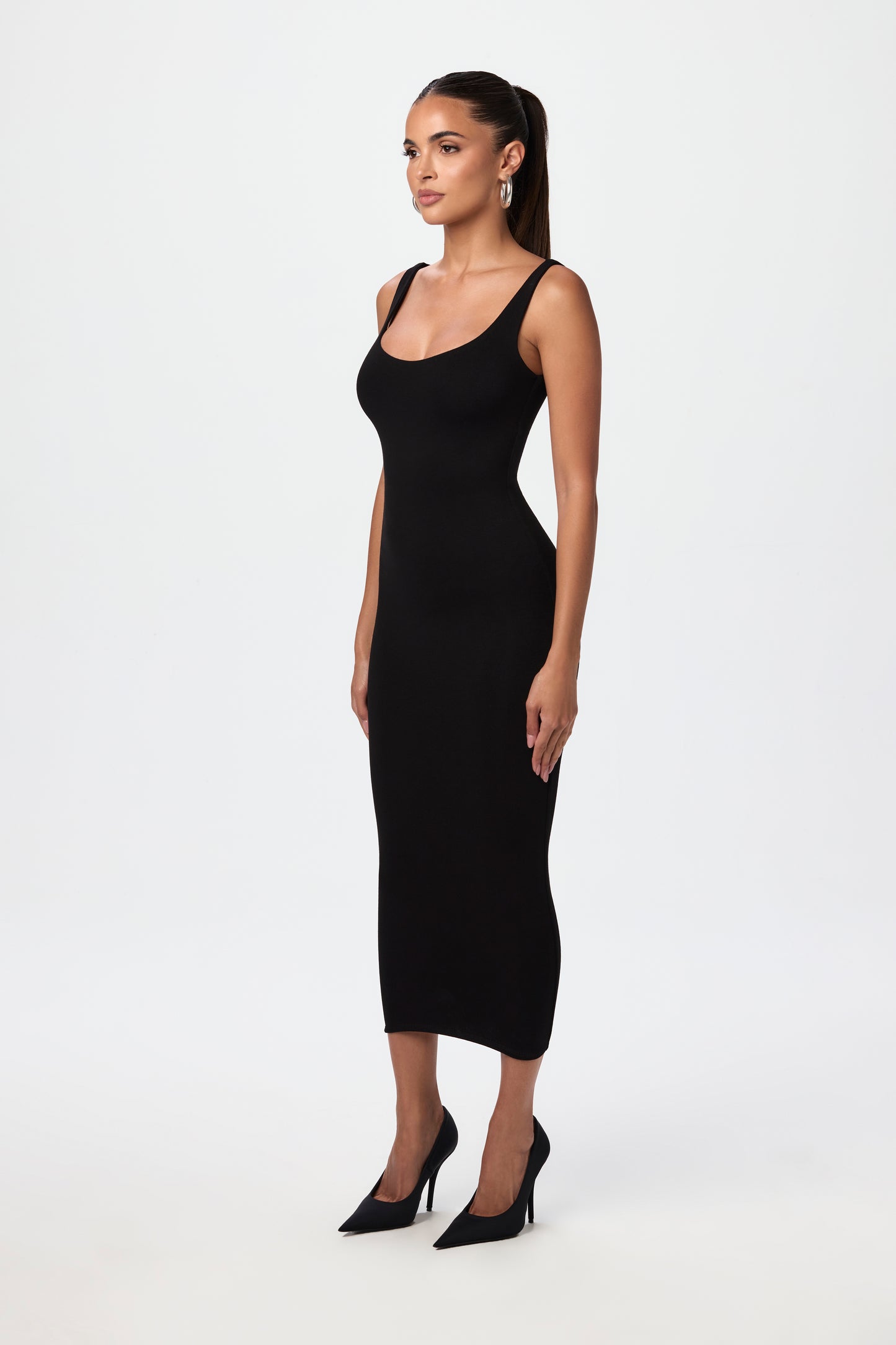 NW SCULPT TANK MIDI DRESS