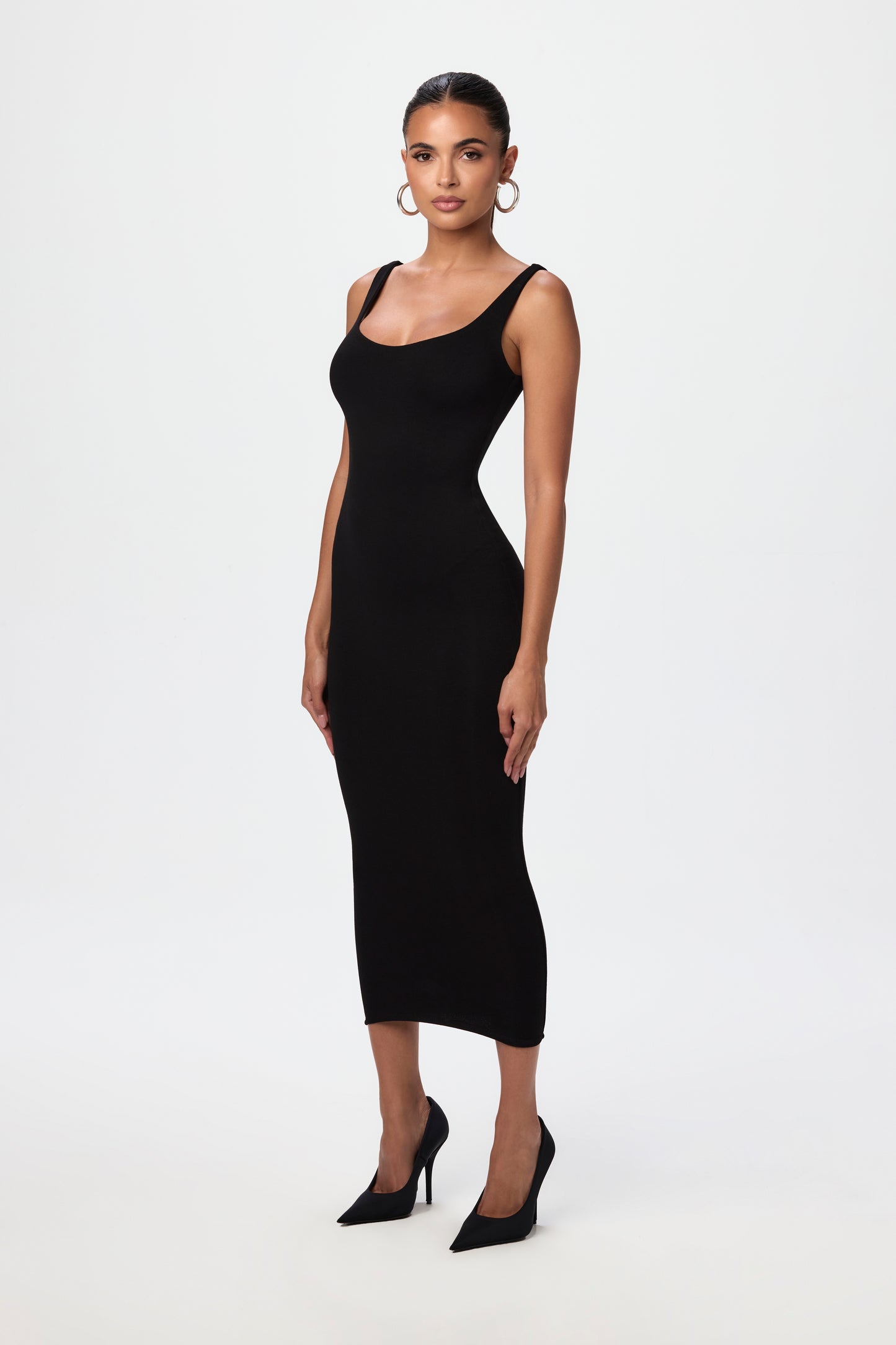 NW Sculpt Tank Midi Dress