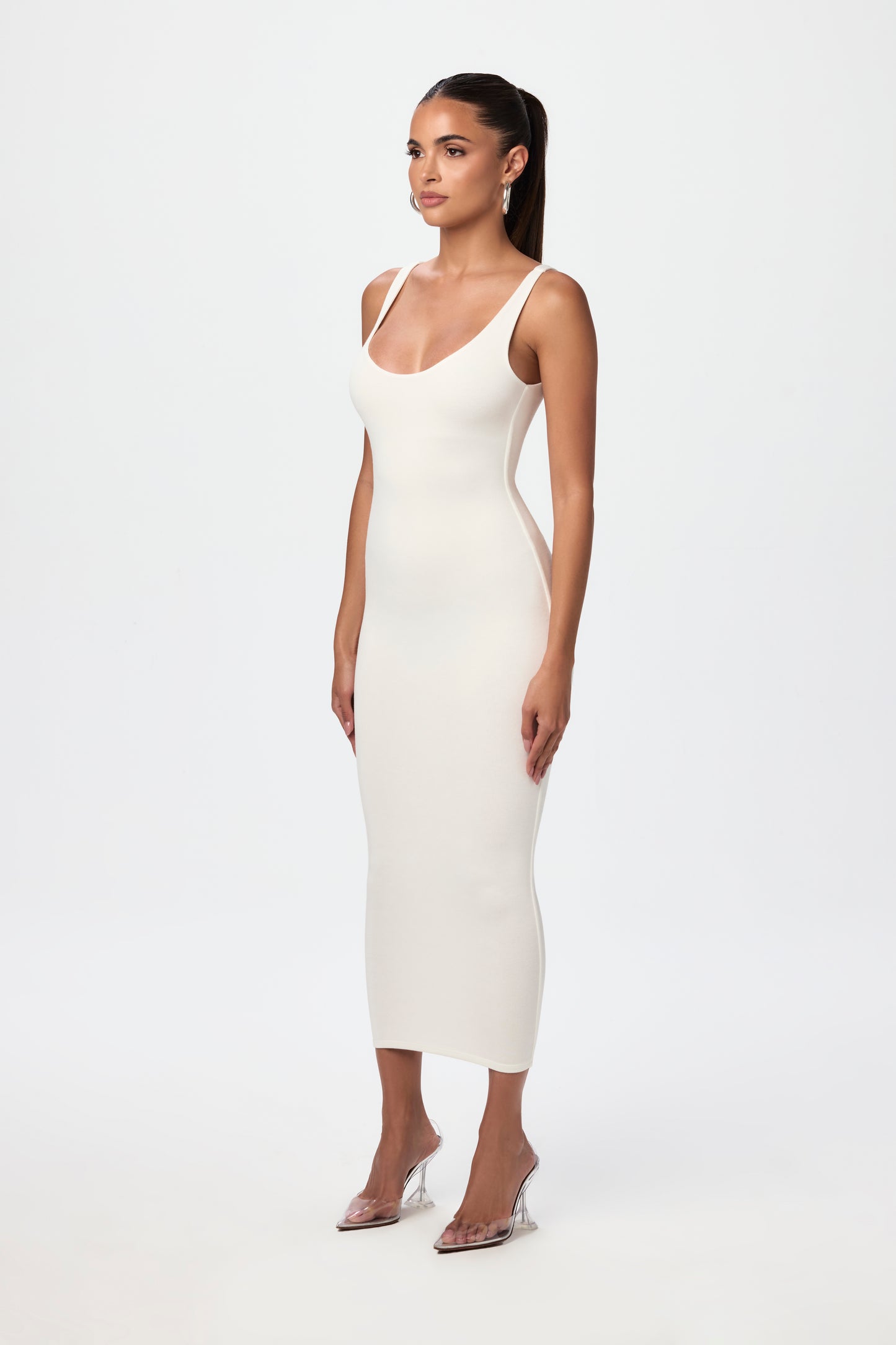 NW Sculpt Tank Midi Dress