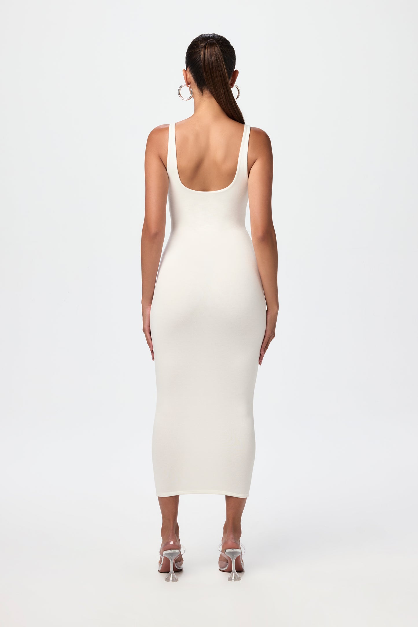 NW SCULPT TANK MIDI DRESS