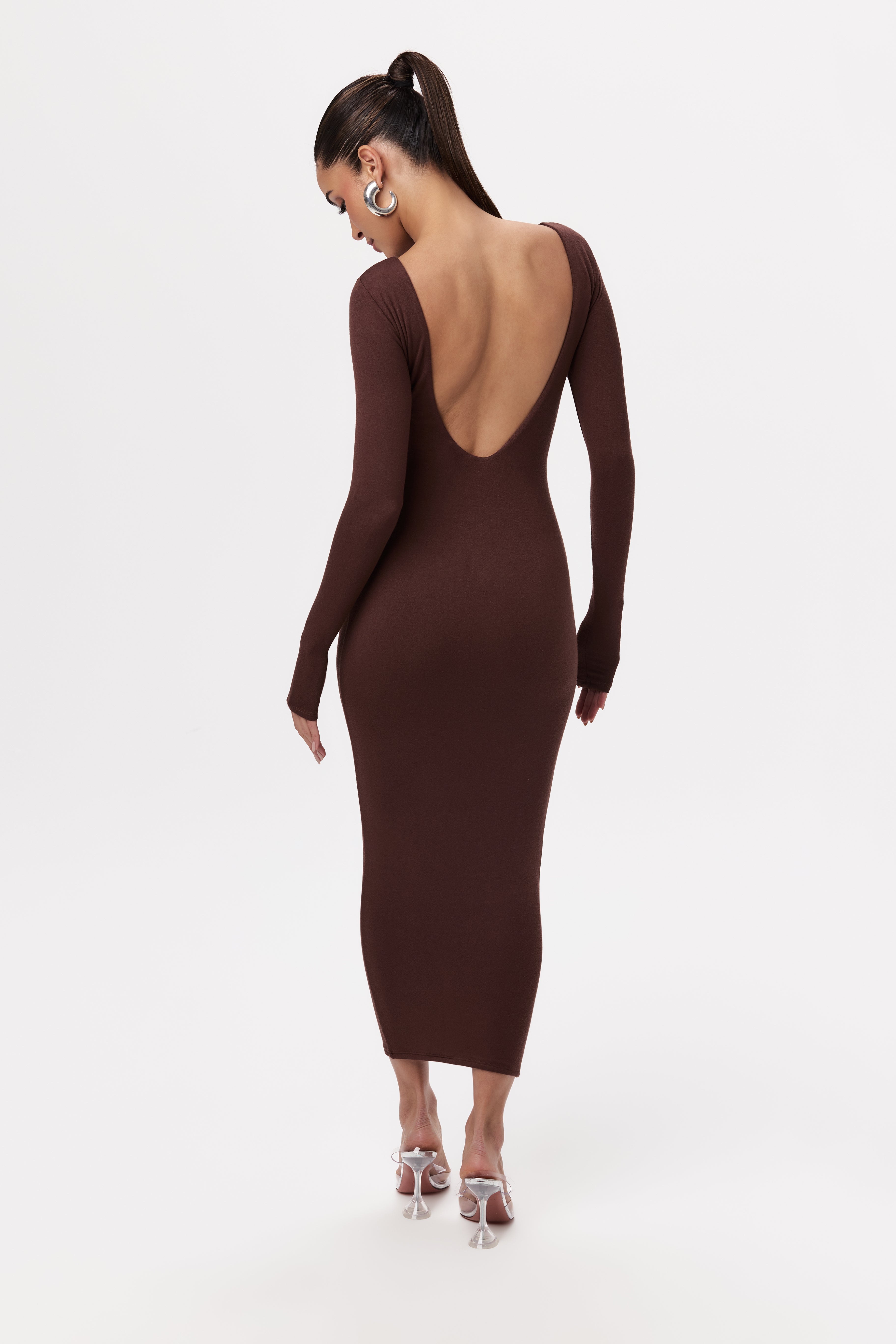 NW Open Back Midi Dress