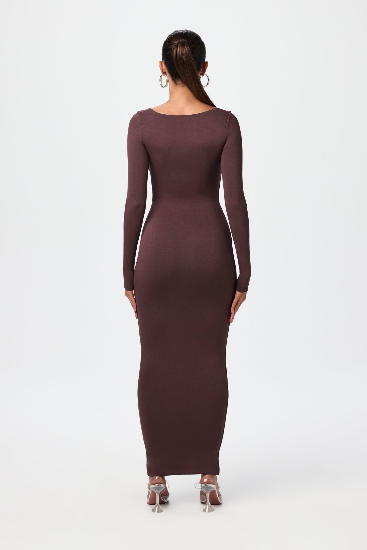 NW Square Neck Sculpt Maxi Dress