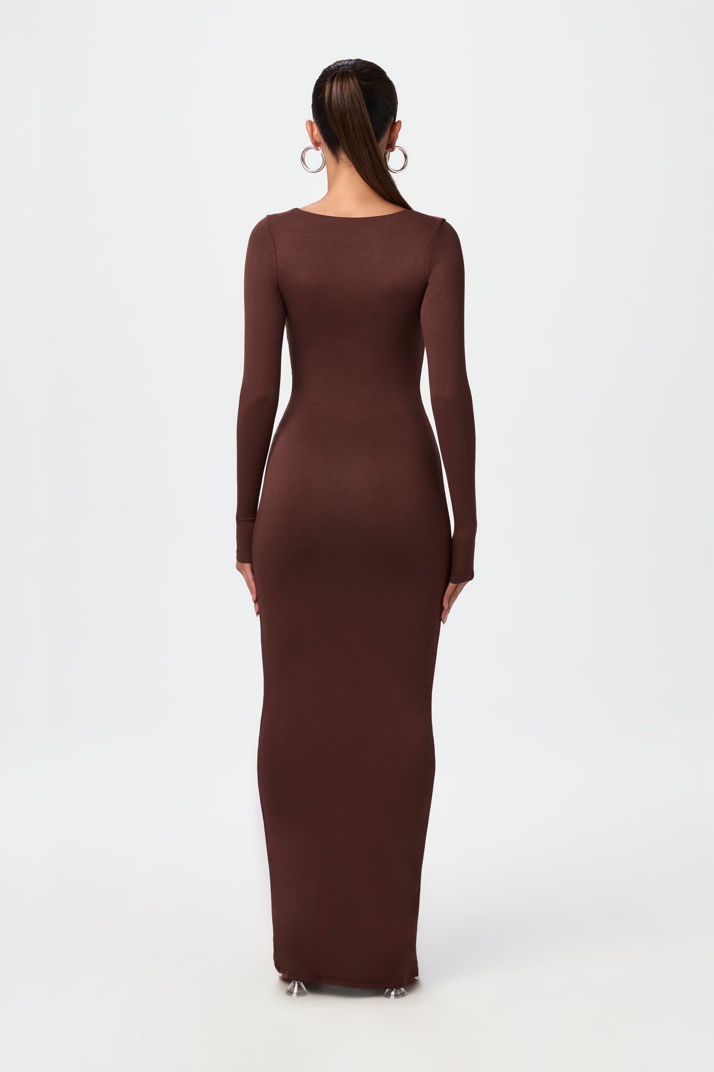 NW Square Neck Sculpt Maxi Dress