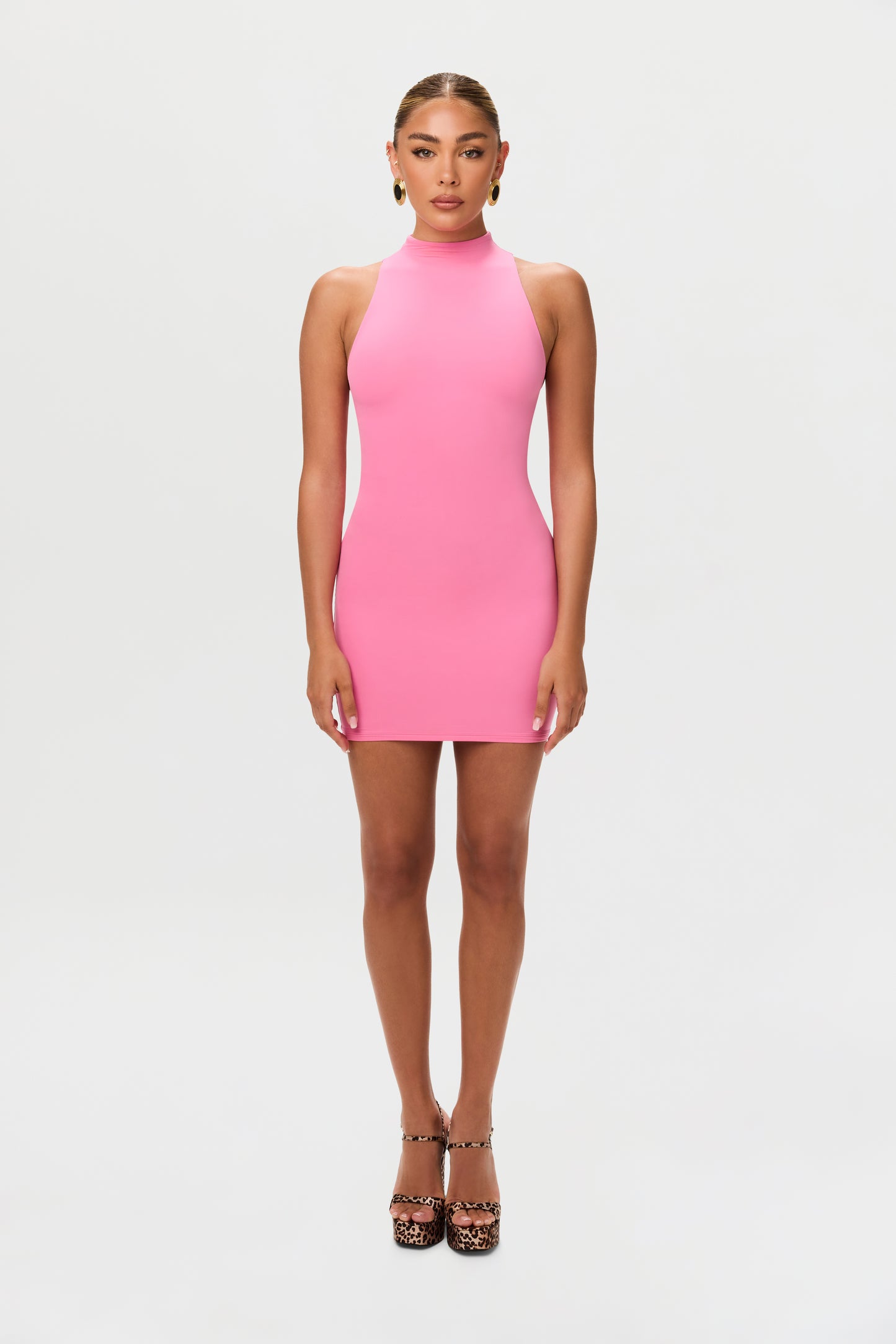 Naked Sleeveless Mini Dress