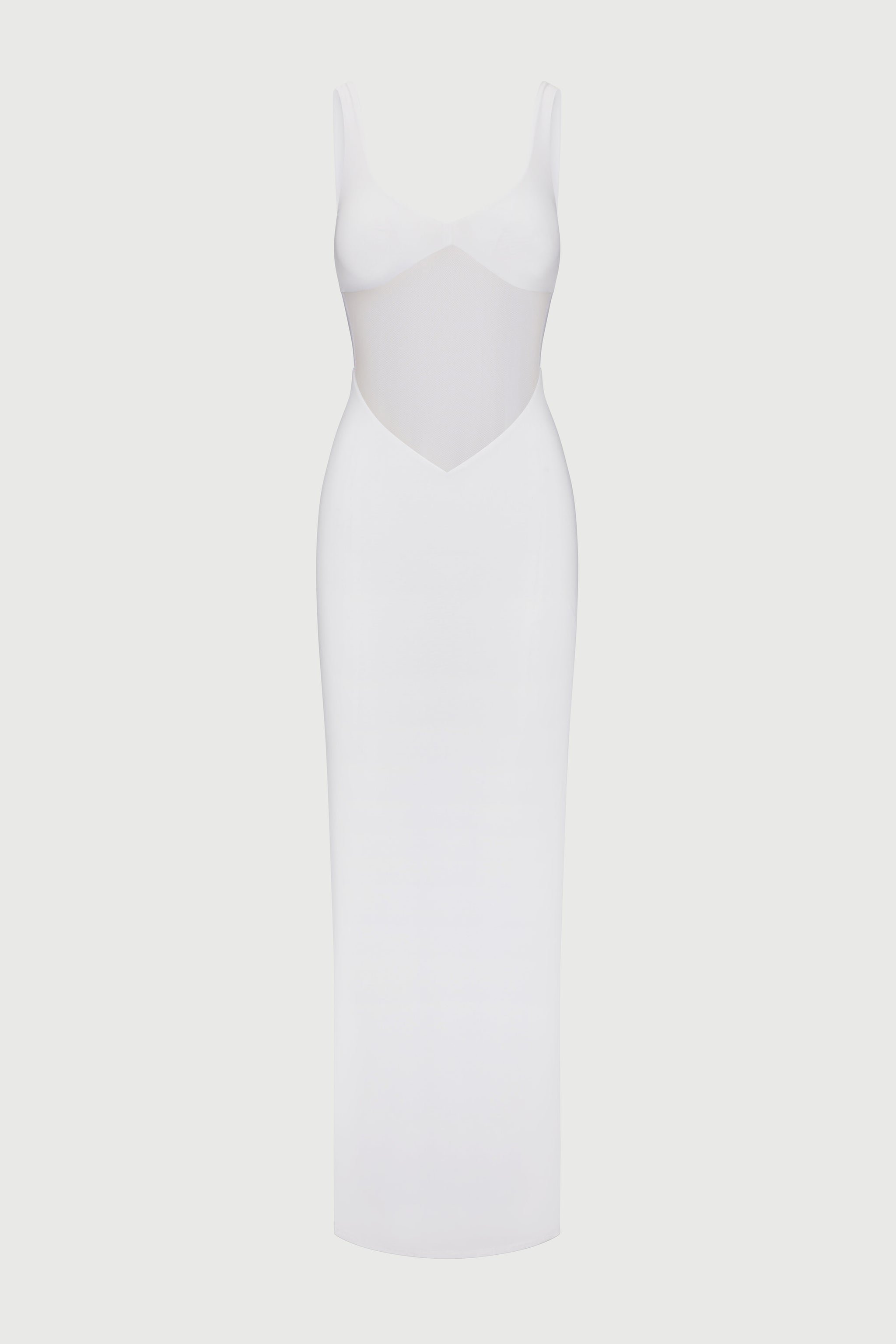 Hourglass Mesh Contrast Dress – Naked Wardrobe