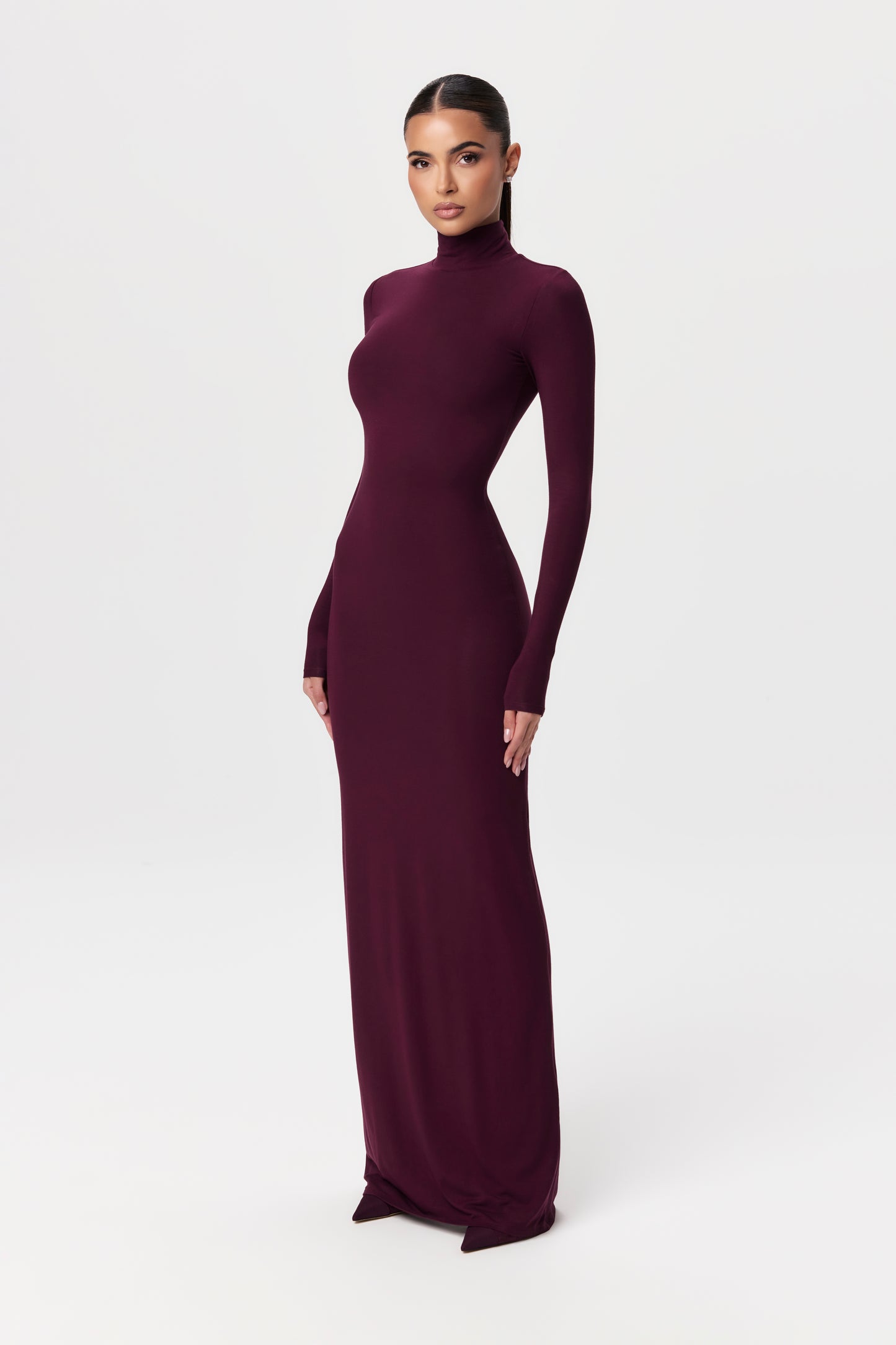 Butter Turtleneck Maxi Dress