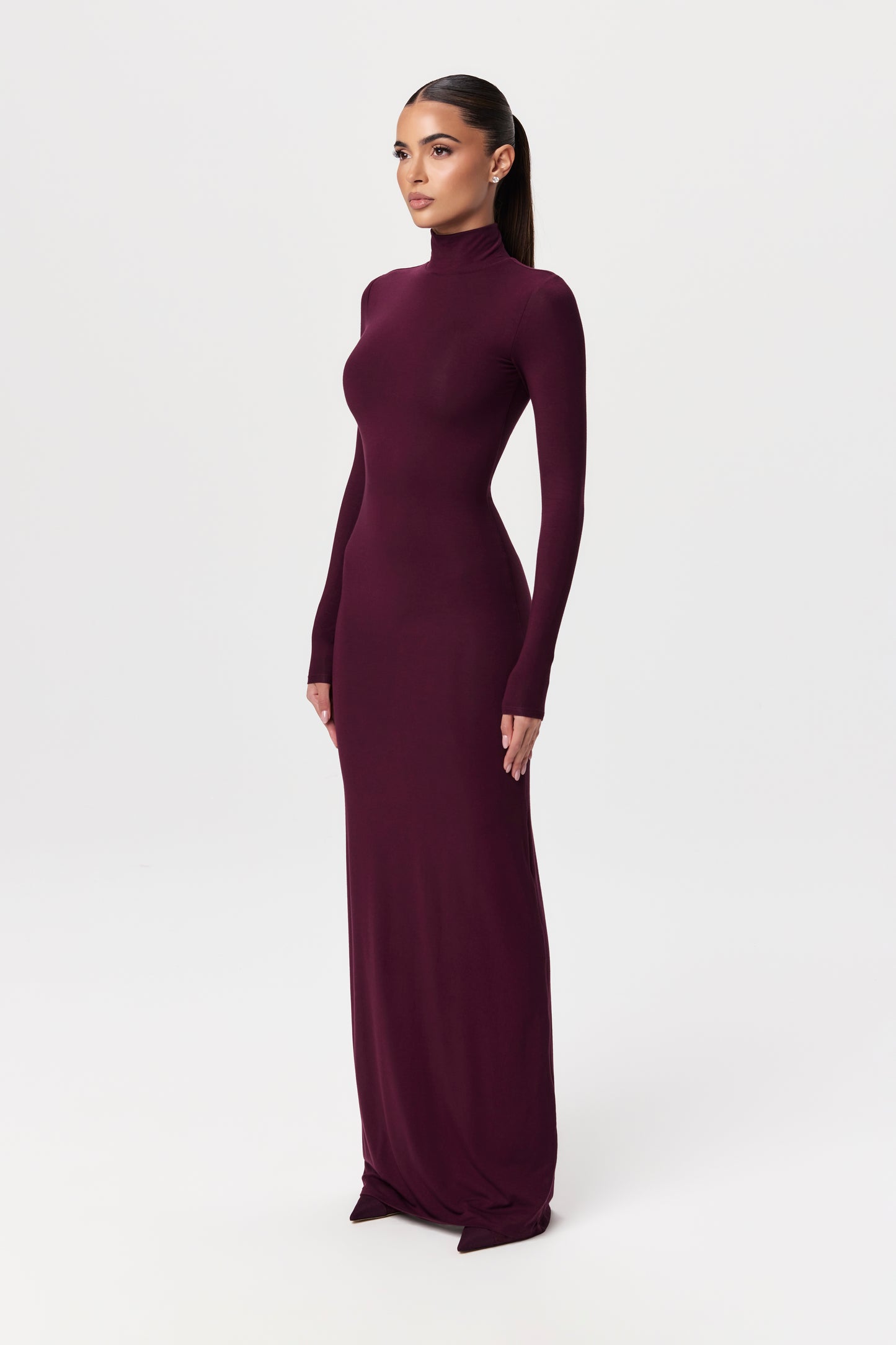 Butter Turtleneck Maxi Dress