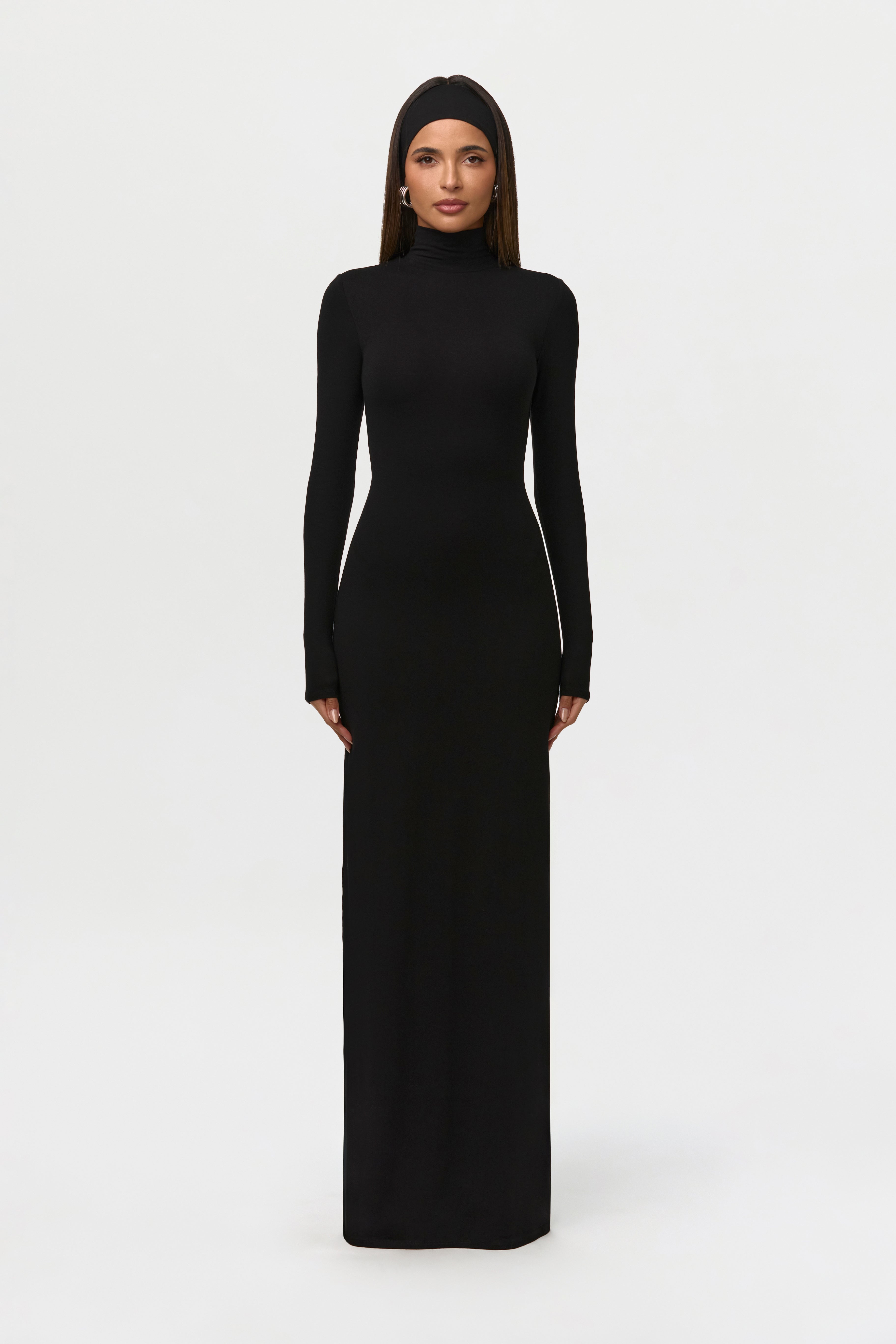 Butter Turtleneck Maxi Dress