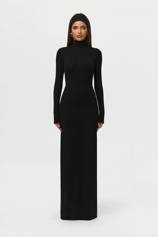 Butter Turtleneck Maxi Dress