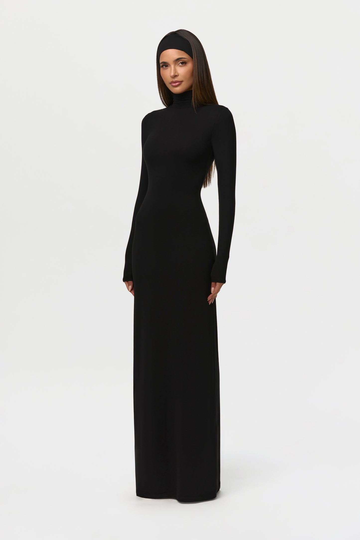 Butter Turtleneck Maxi Dress