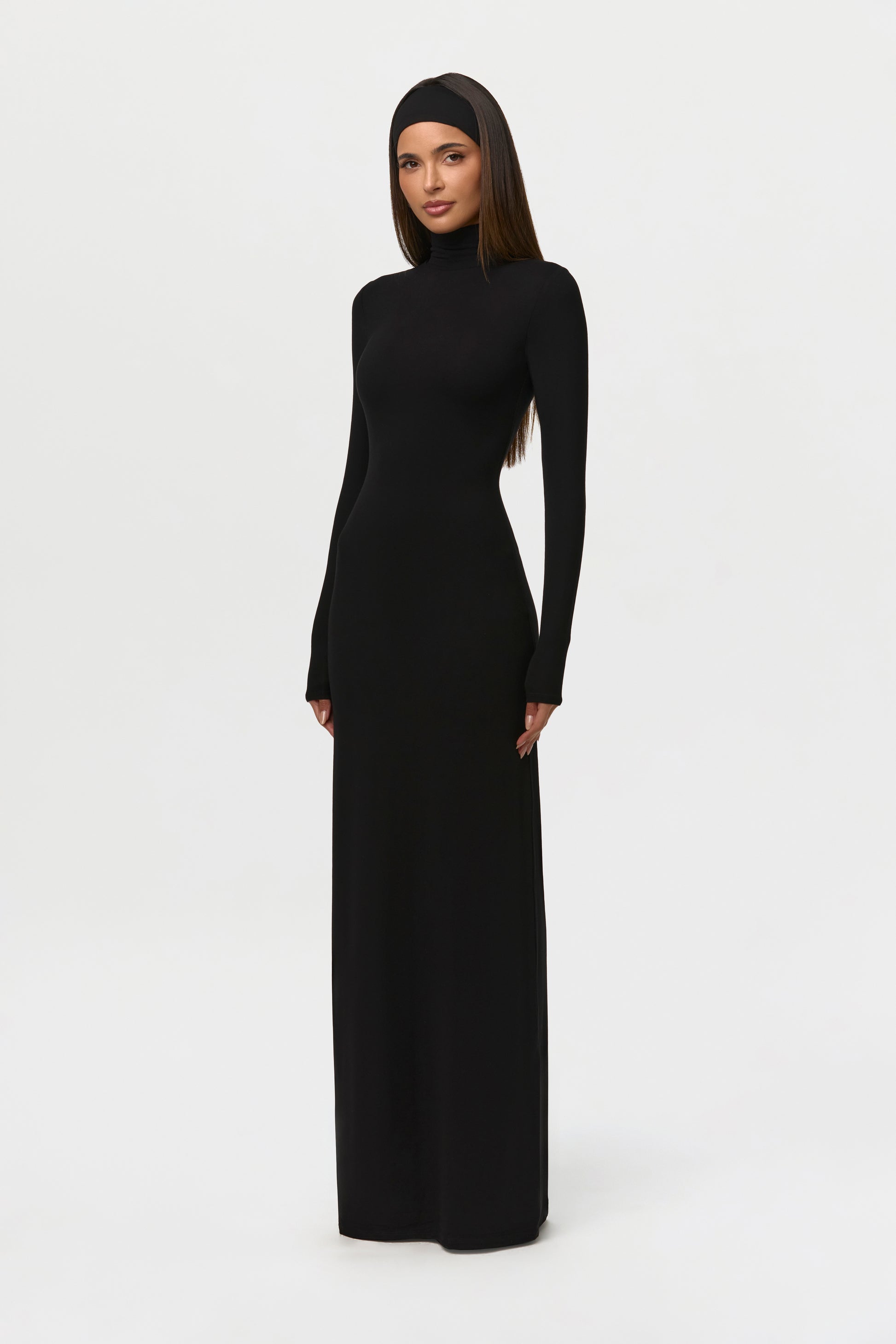 Butter Turtleneck Maxi Dress