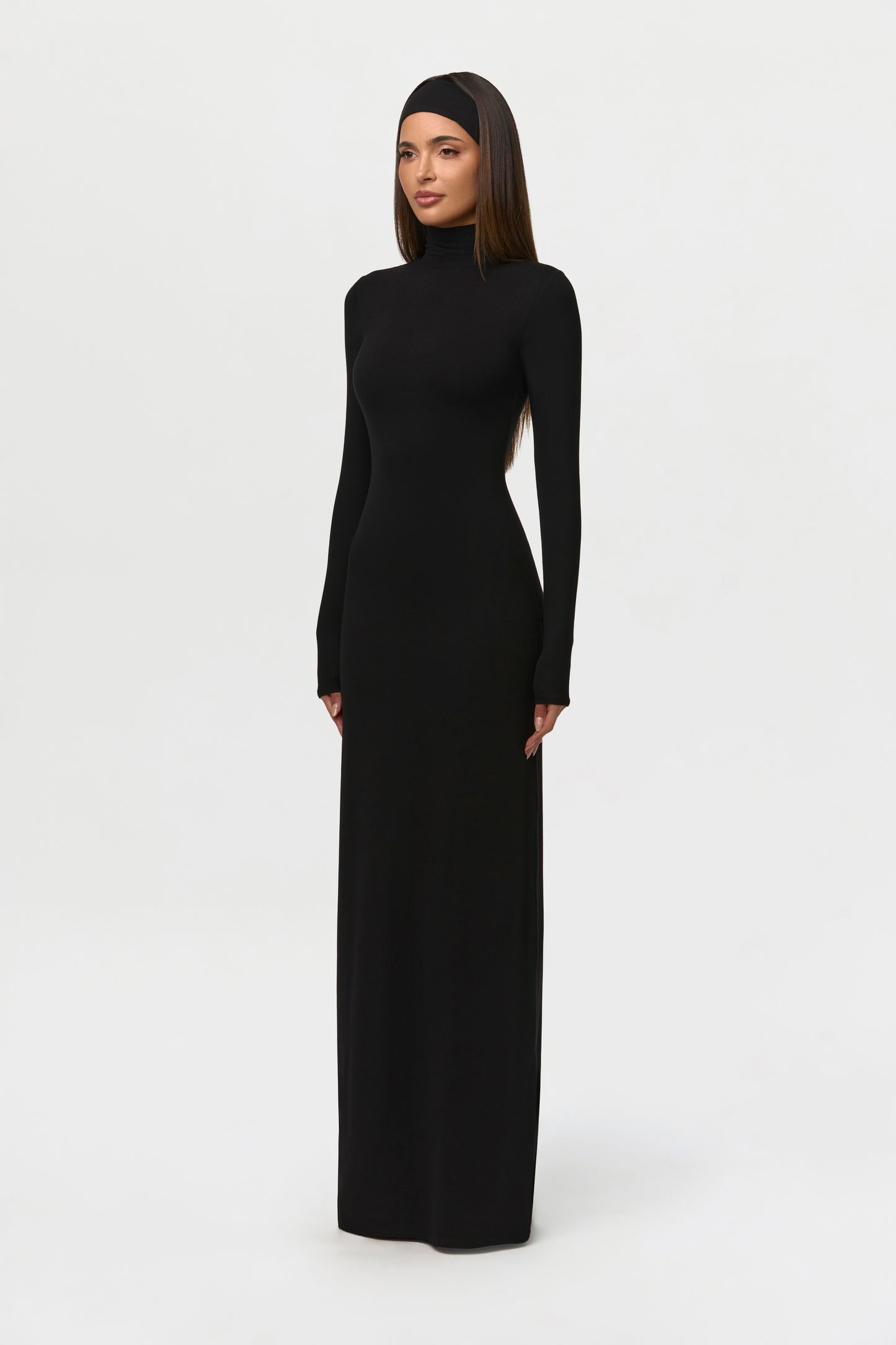 Butter Turtleneck Maxi Dress