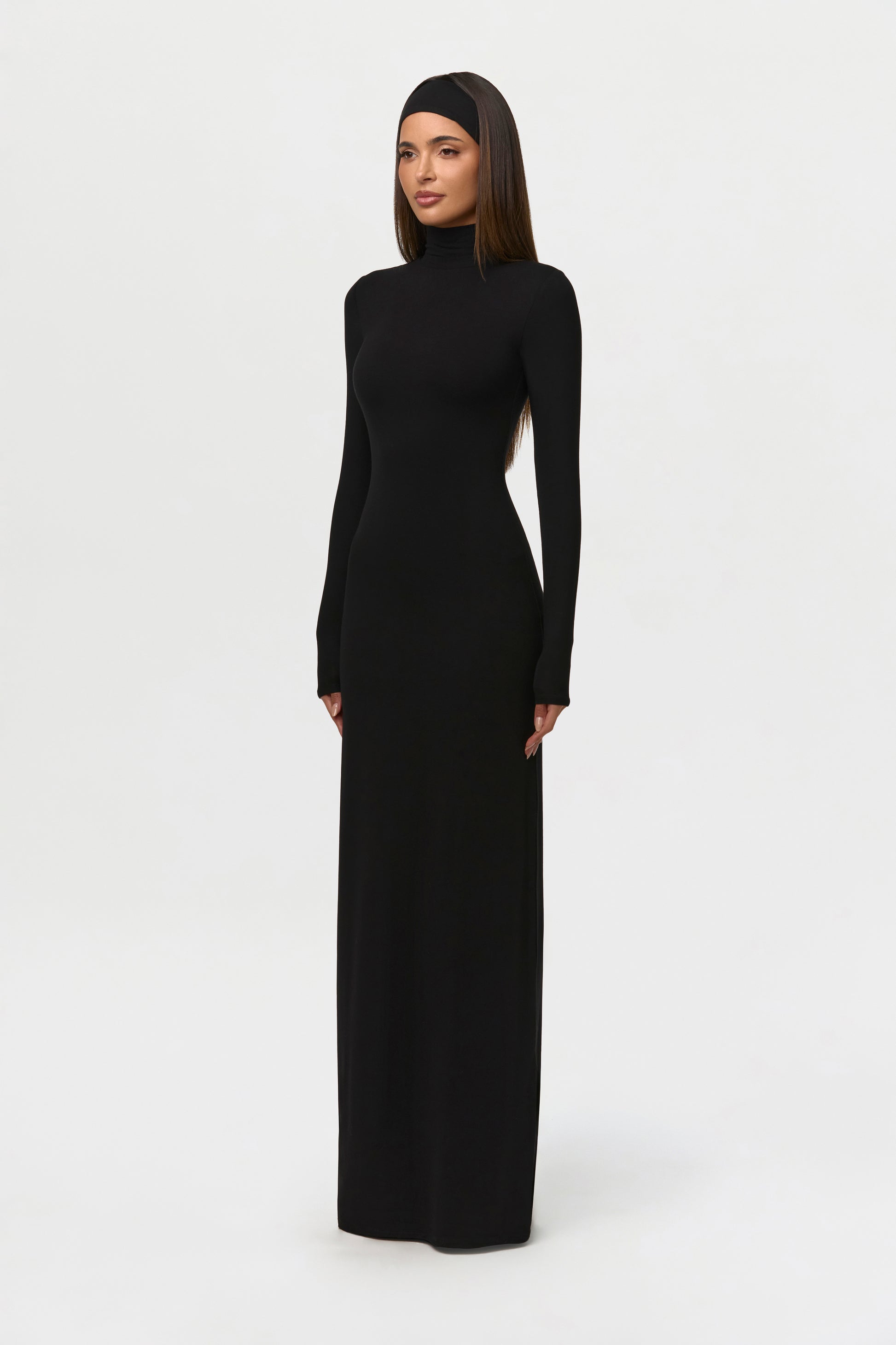 Butter Turtleneck Maxi Dress