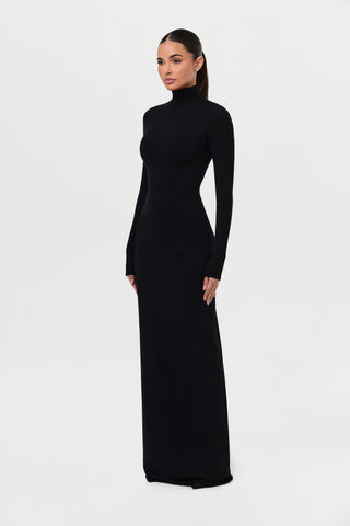Butter Turtleneck Maxi Dress