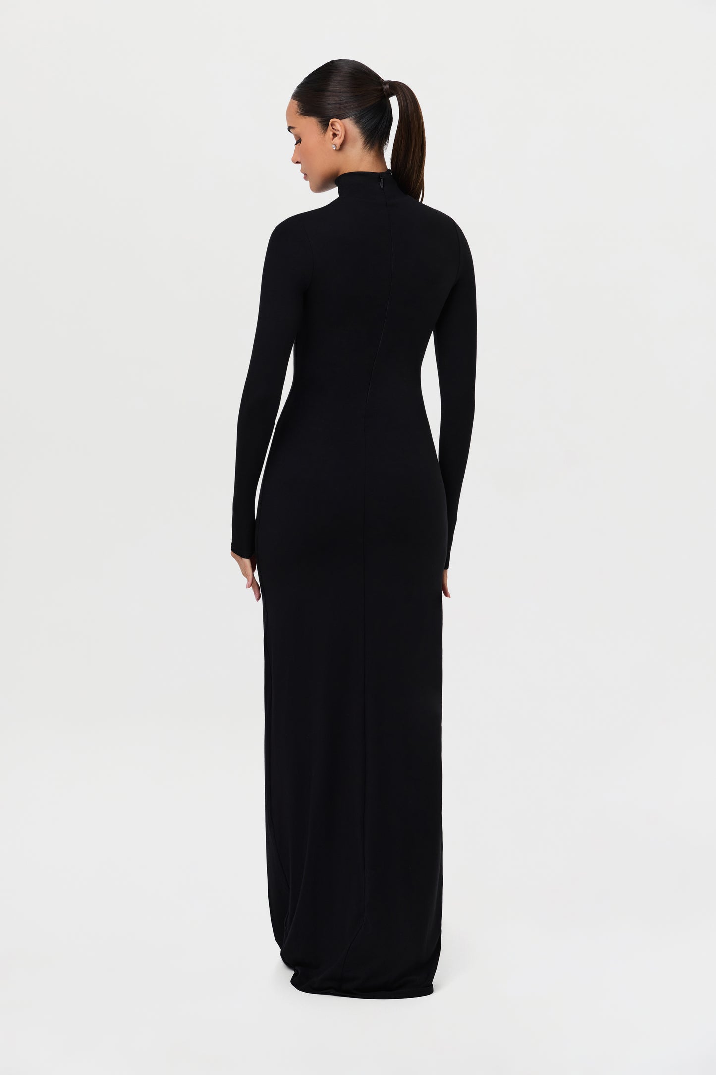 Butter Turtleneck Maxi Dress Naked Wardrobe Butter Turtleneck Maxi Dress Naked Wardrobe