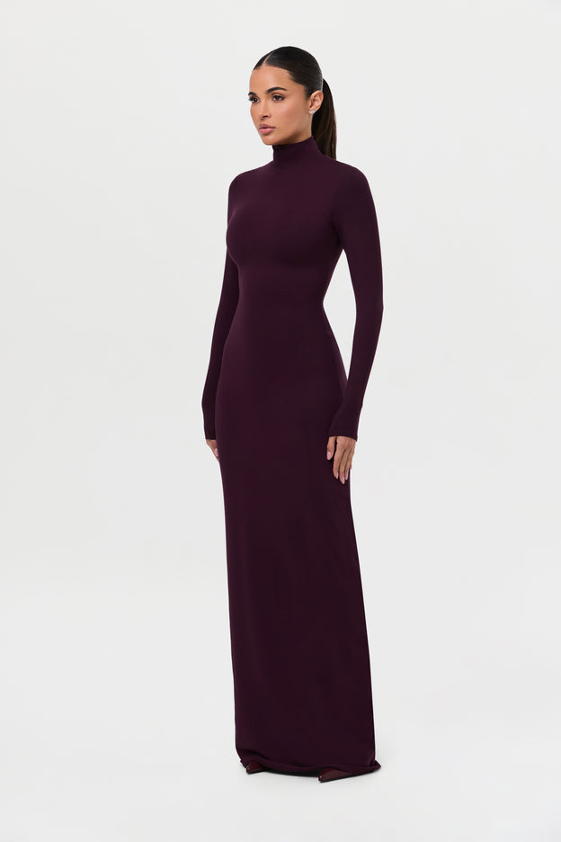 Butter Turtleneck Maxi Dress