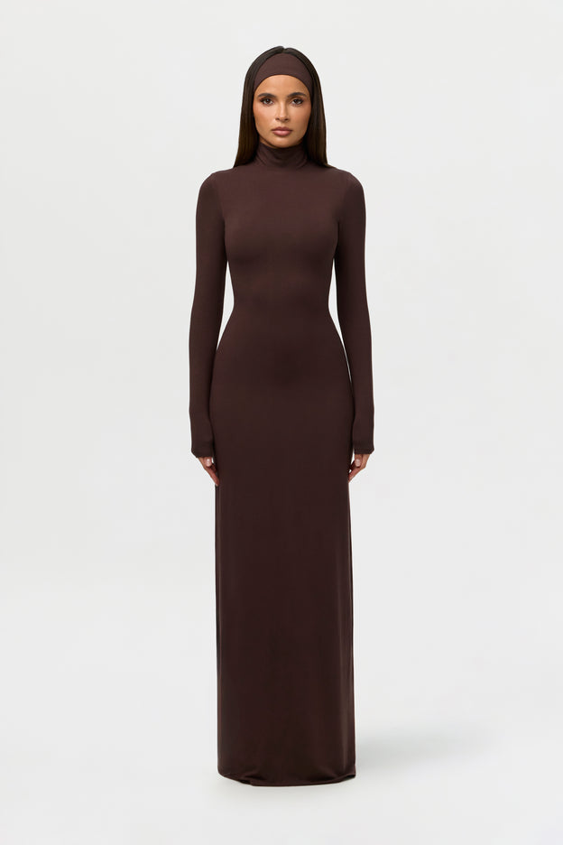 Butter Turtleneck Maxi Dress