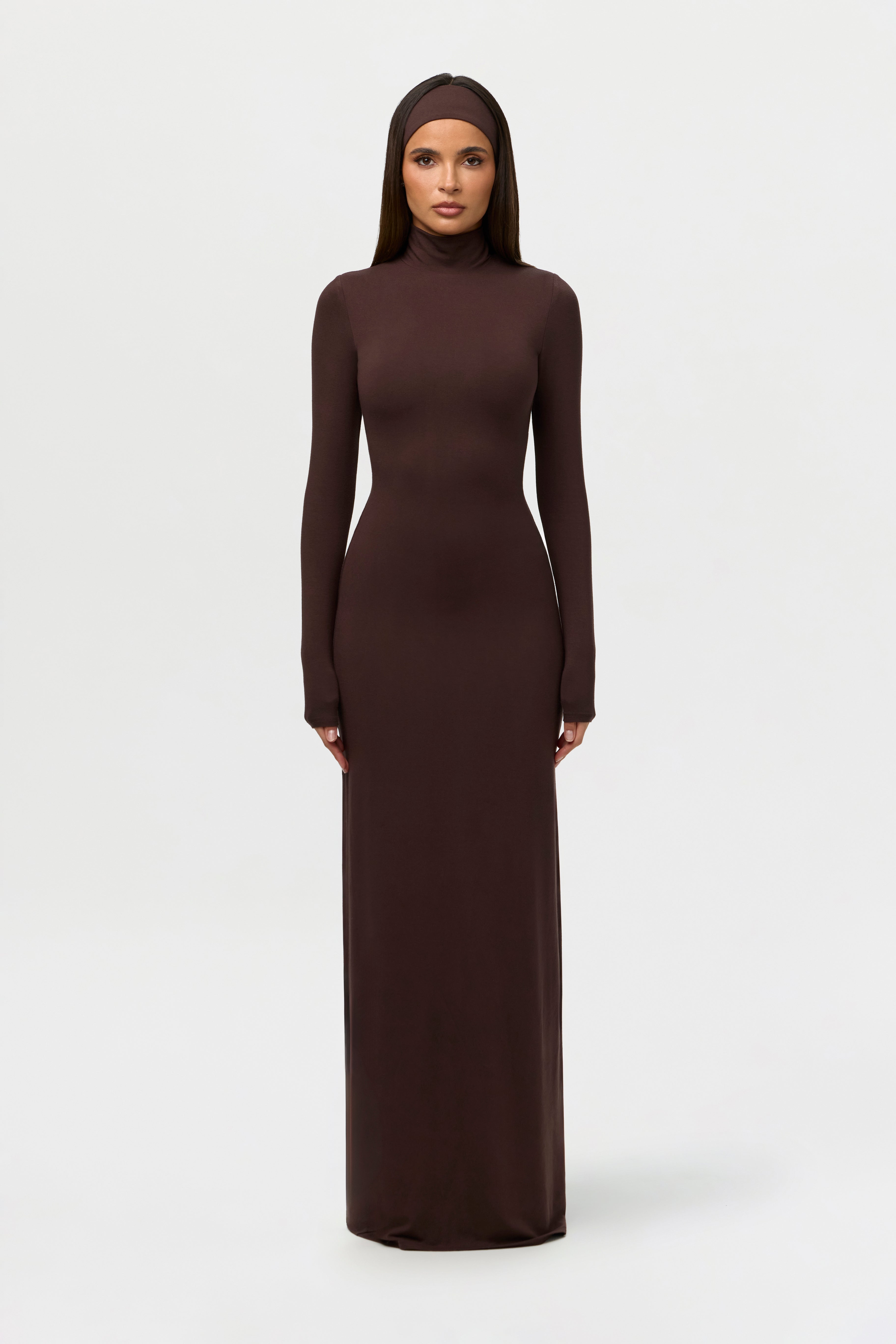 Butter Turtleneck Maxi Dress