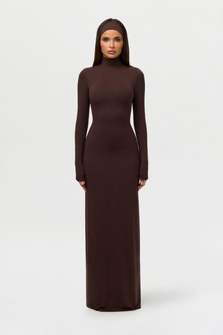 Butter Turtleneck Maxi Dress