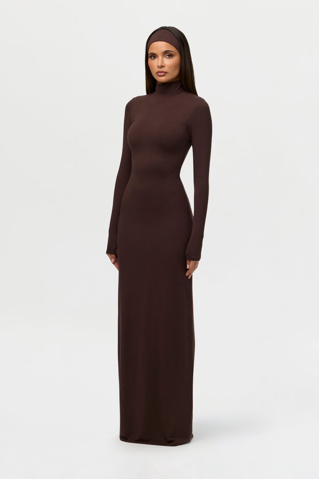 Butter Turtleneck Maxi Dress