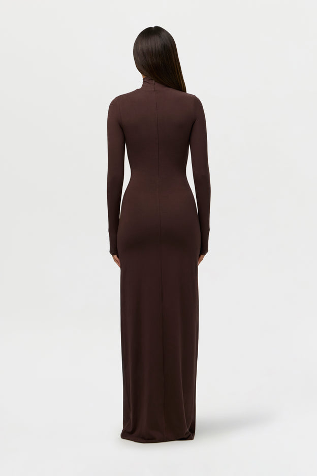 Butter Turtleneck Maxi Dress