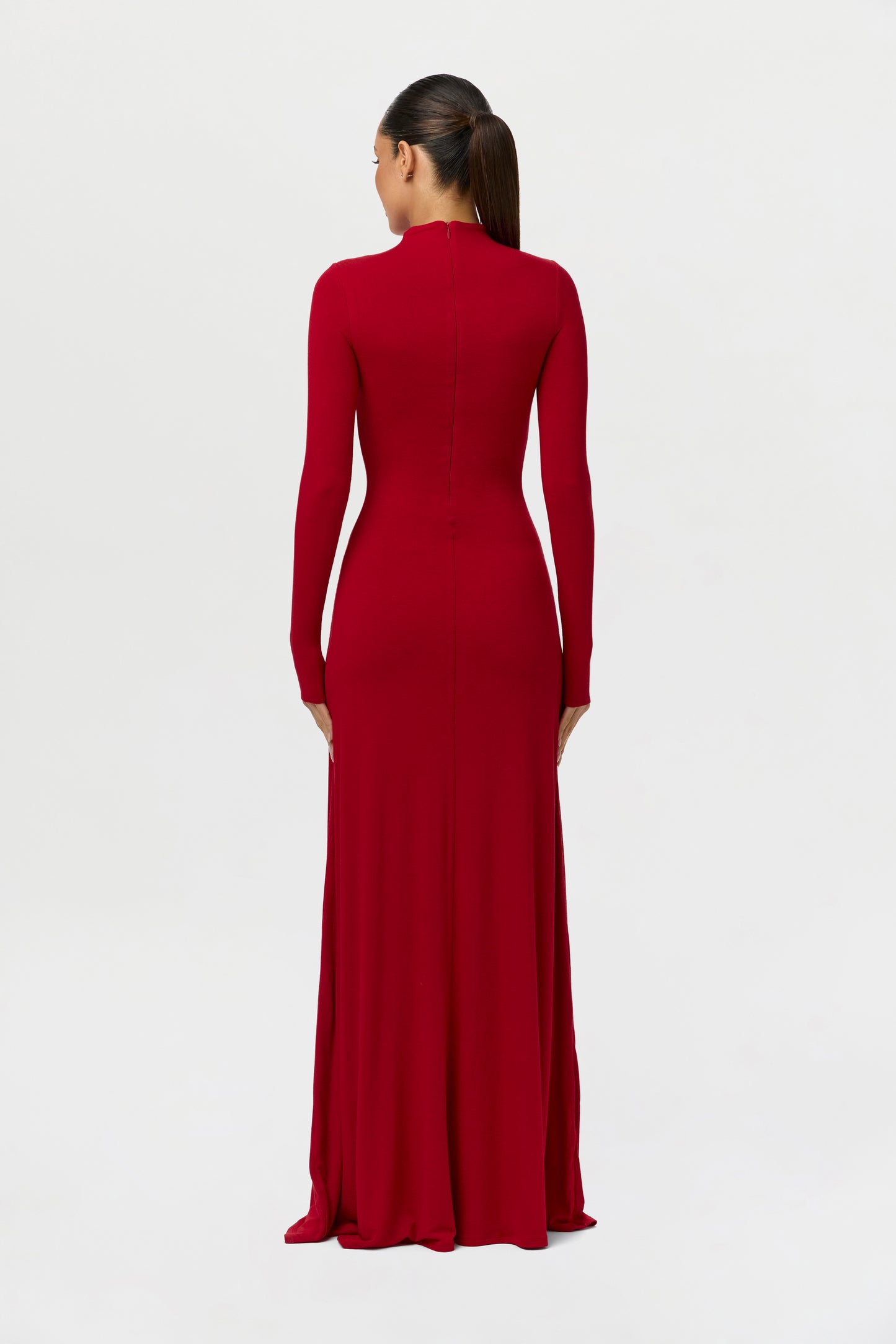 NW Mock Neck Maxi Dress