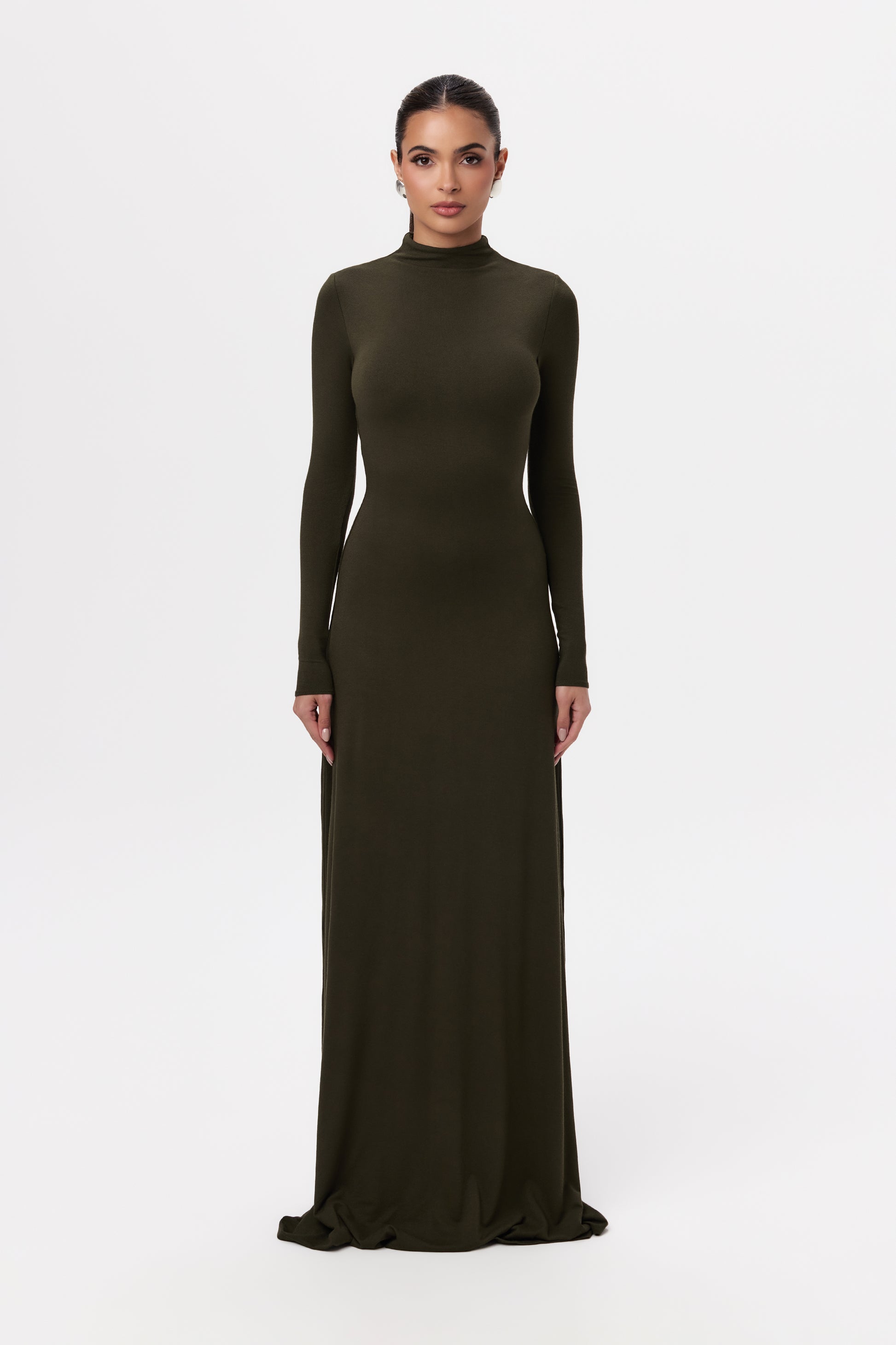 NW Mock Neck Maxi Dress Naked Wardrobe NW Mock Neck Maxi Dress Naked Wardrobe