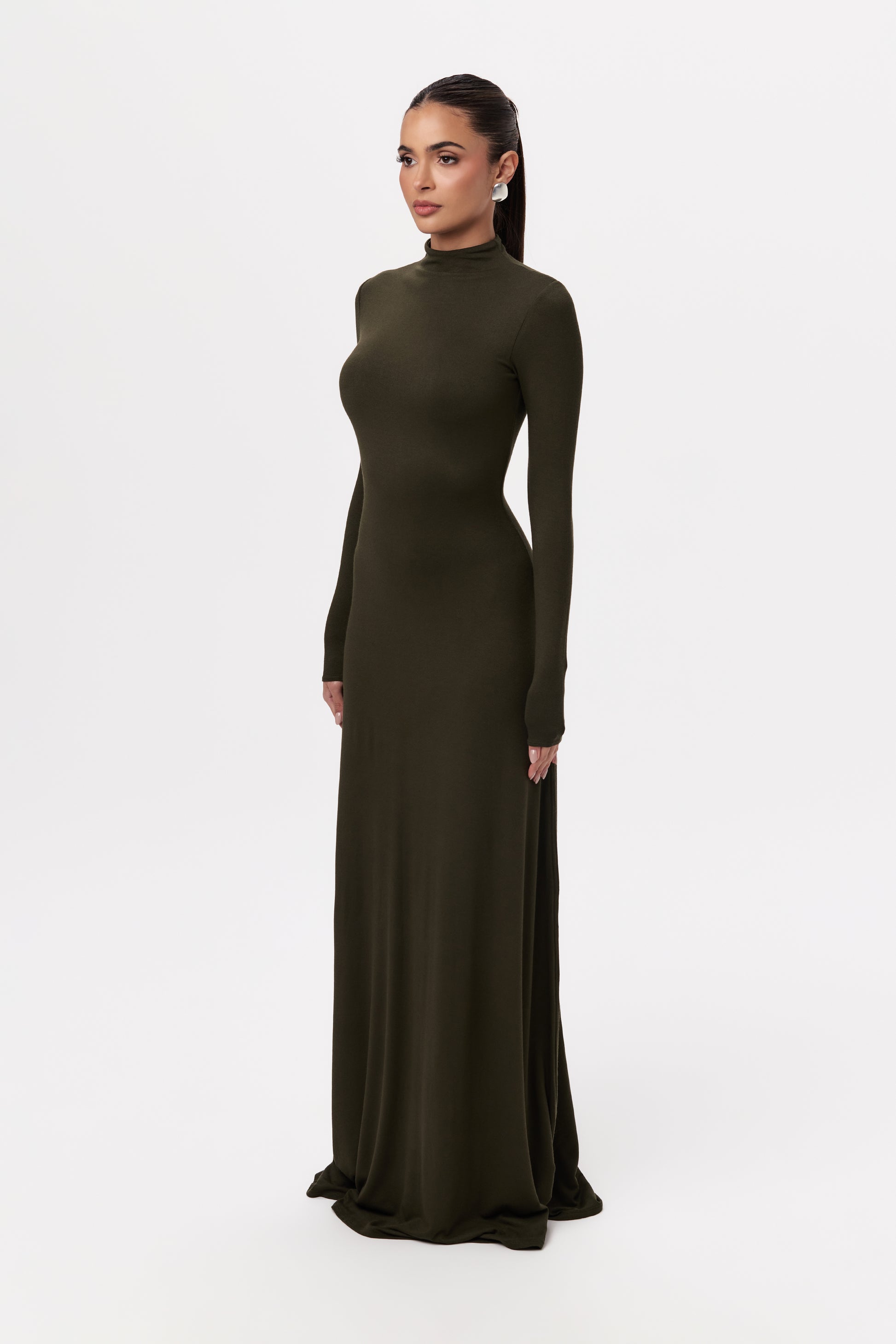 NW Mock Neck Maxi Dress Naked Wardrobe NW Mock Neck Maxi Dress Naked Wardrobe