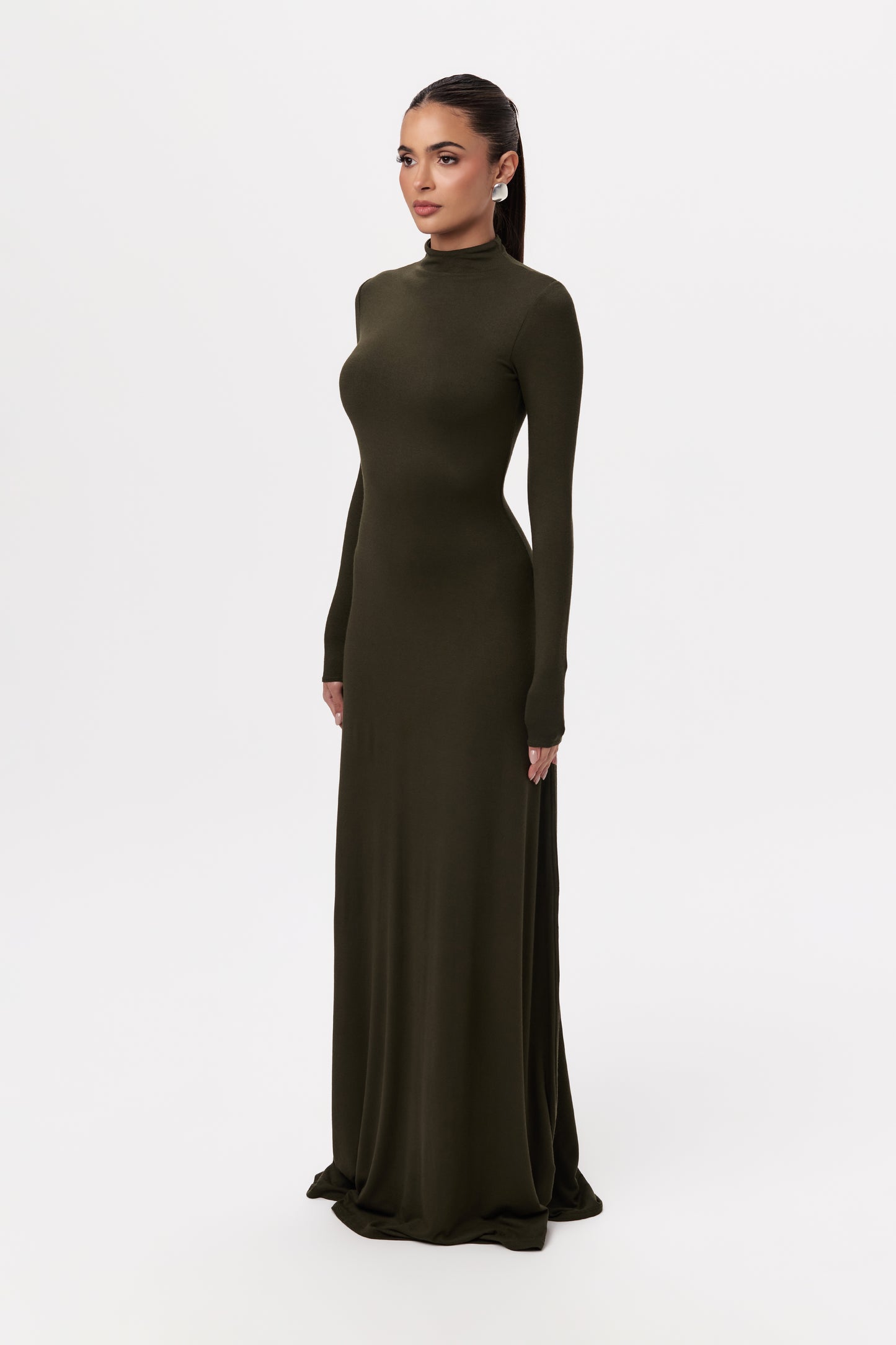 NW Mock Neck Maxi Dress Naked Wardrobe NW Mock Neck Maxi Dress Naked Wardrobe