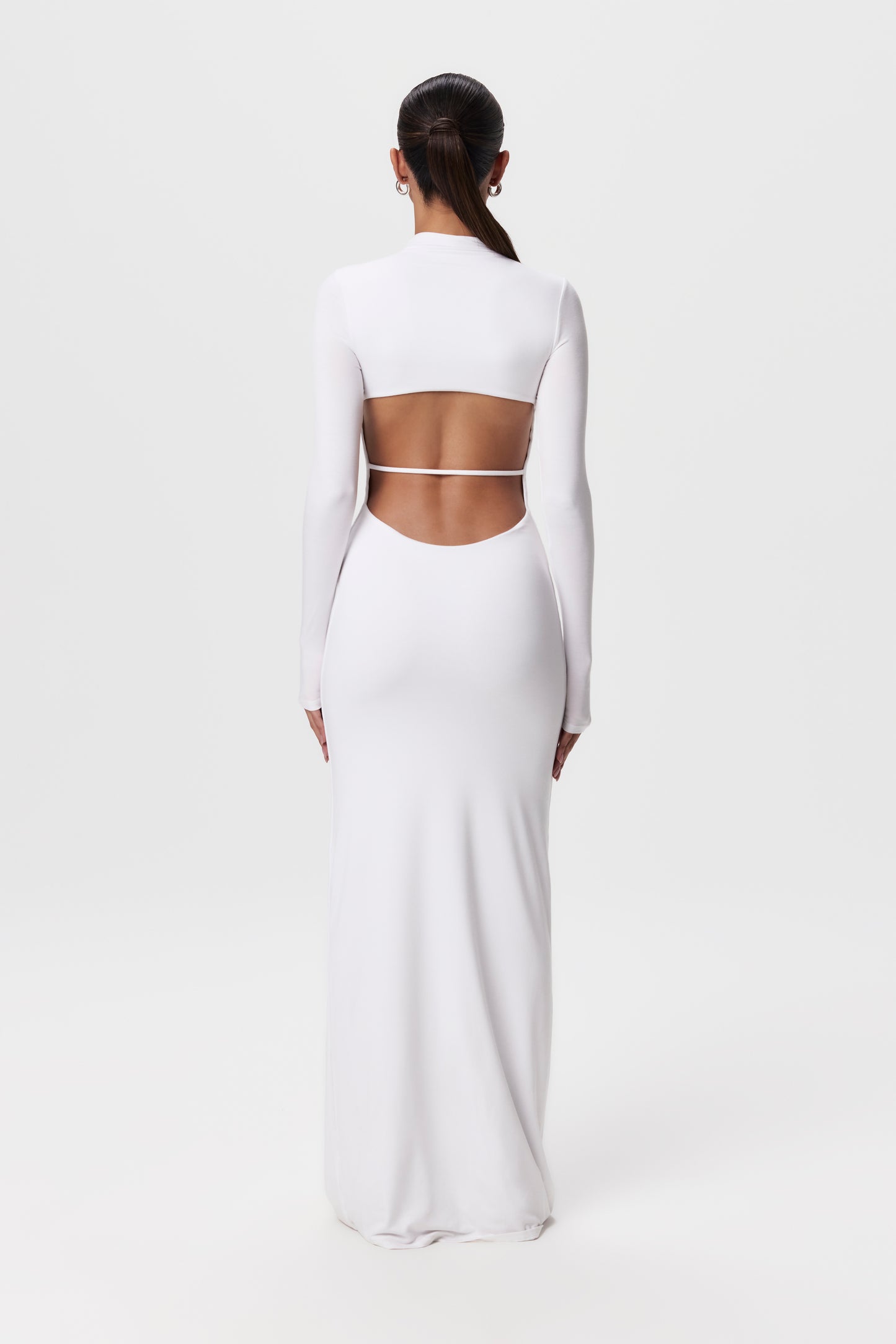 Smooth Back Cut Out Maxi Dress