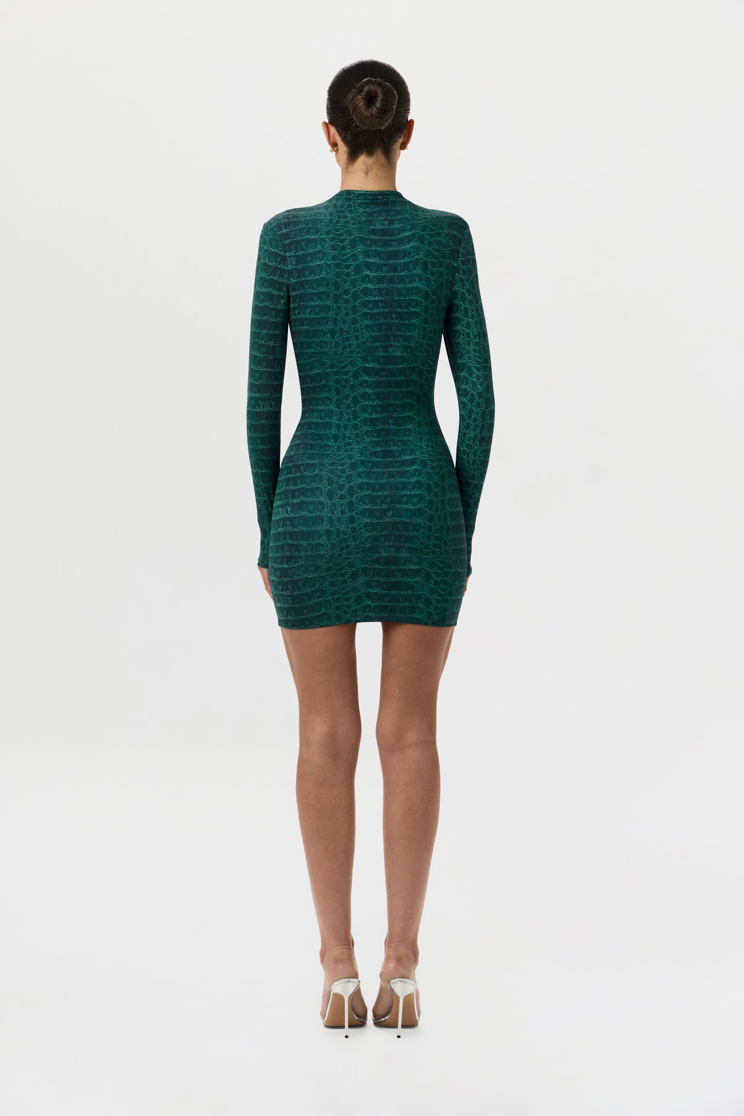 Naked Print Mini Dress