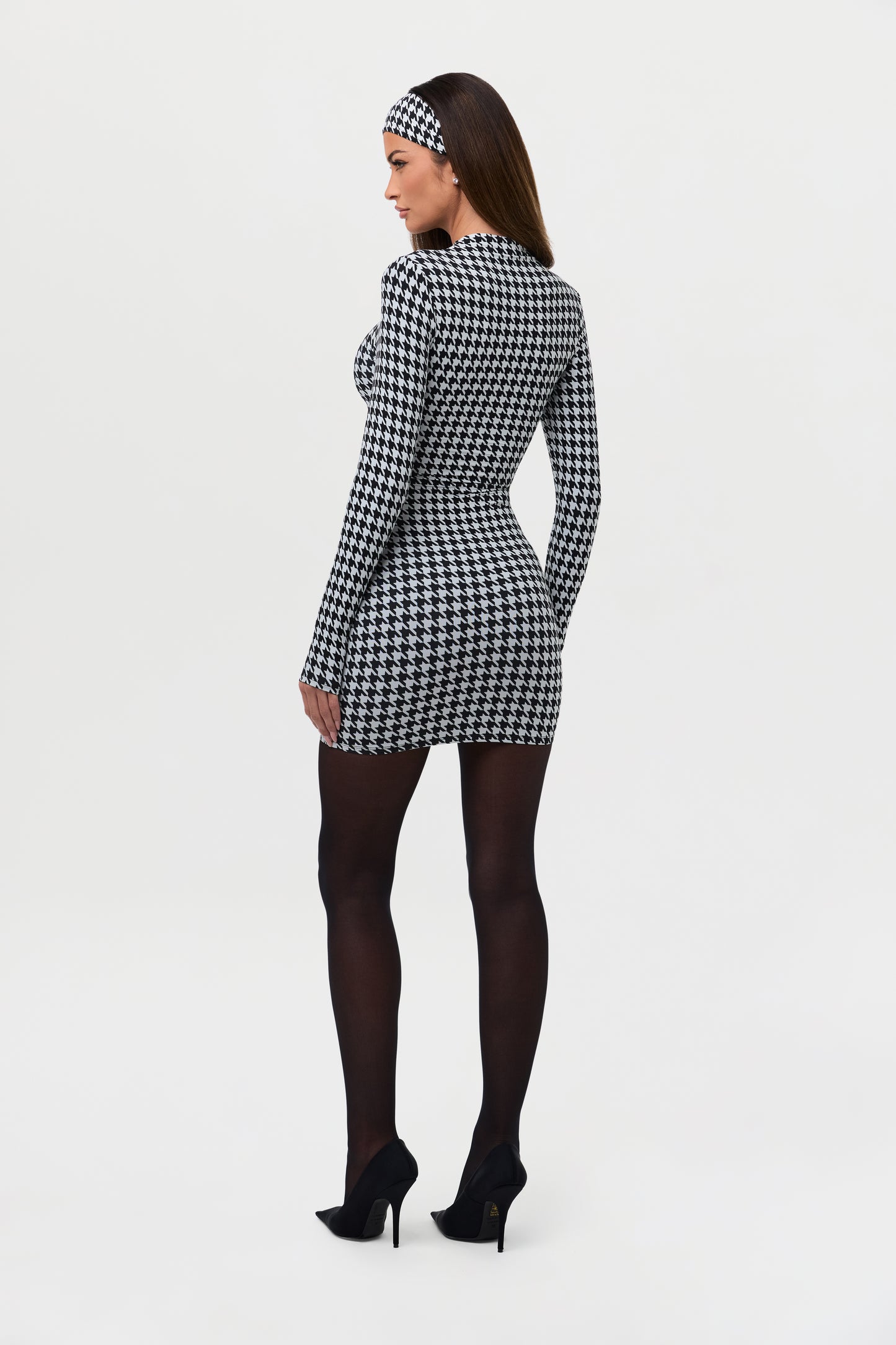Naked Animal Print Mini Dress