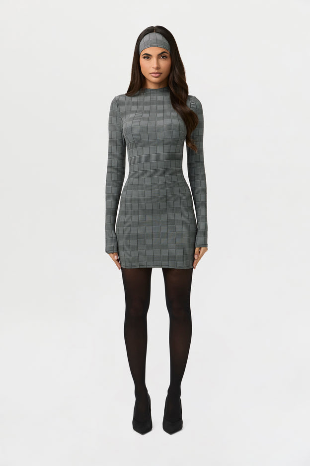 Naked Print Mini Dress