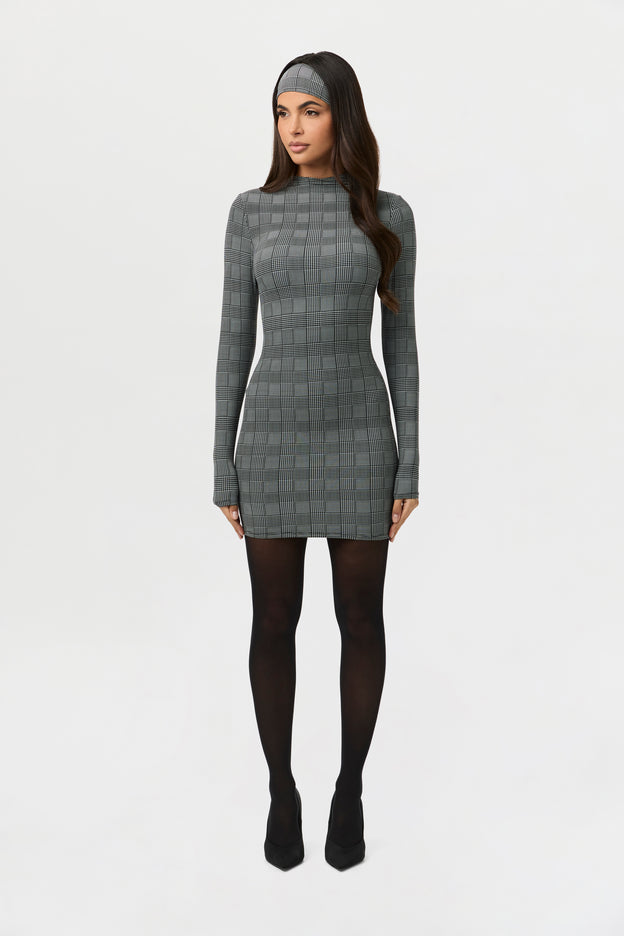 Naked Print Mini Dress
