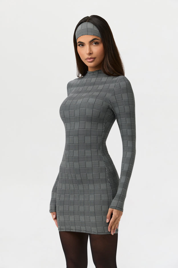 Naked Print Mini Dress