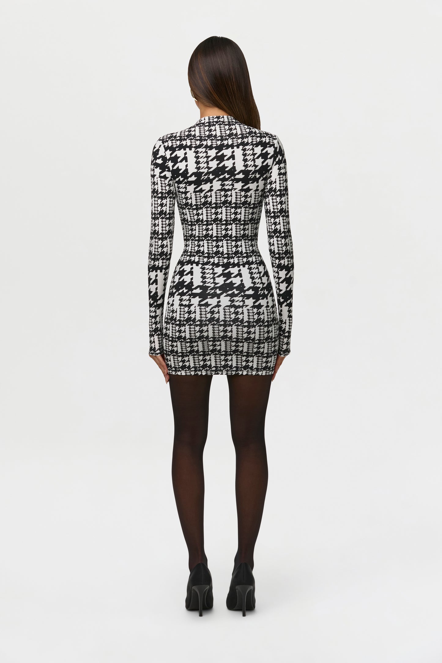 Naked Print Mini Dress