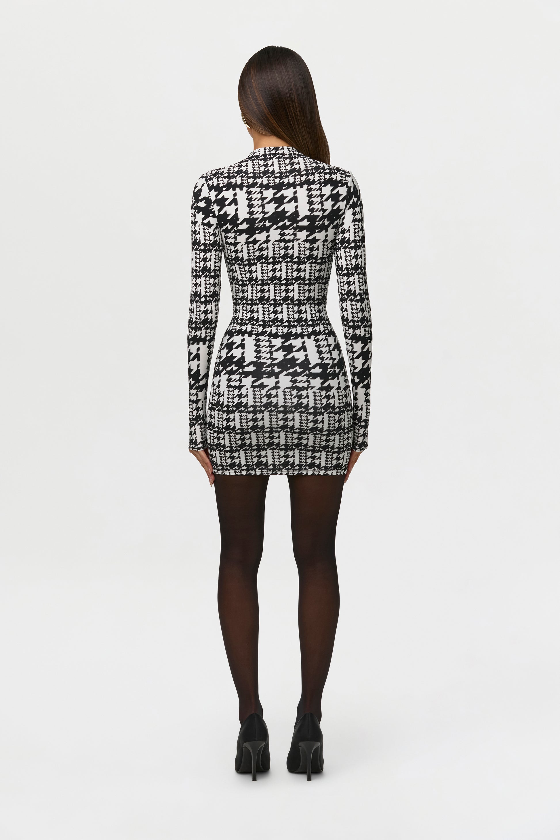 Naked Print Mini Dress