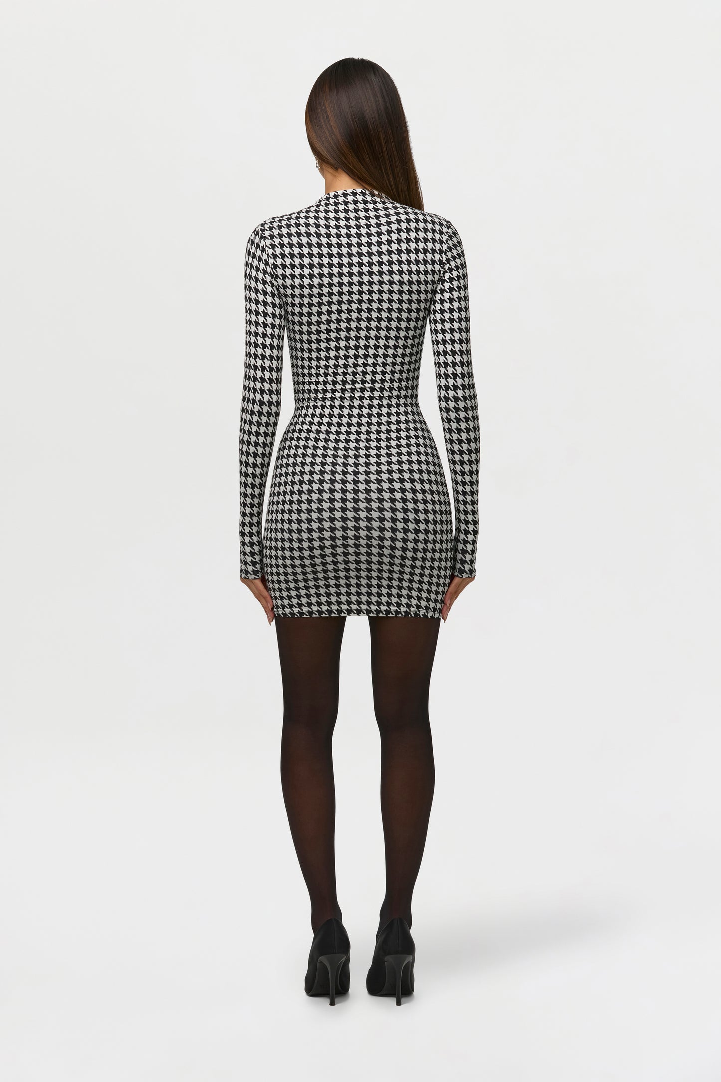 Naked Print Mini Dress