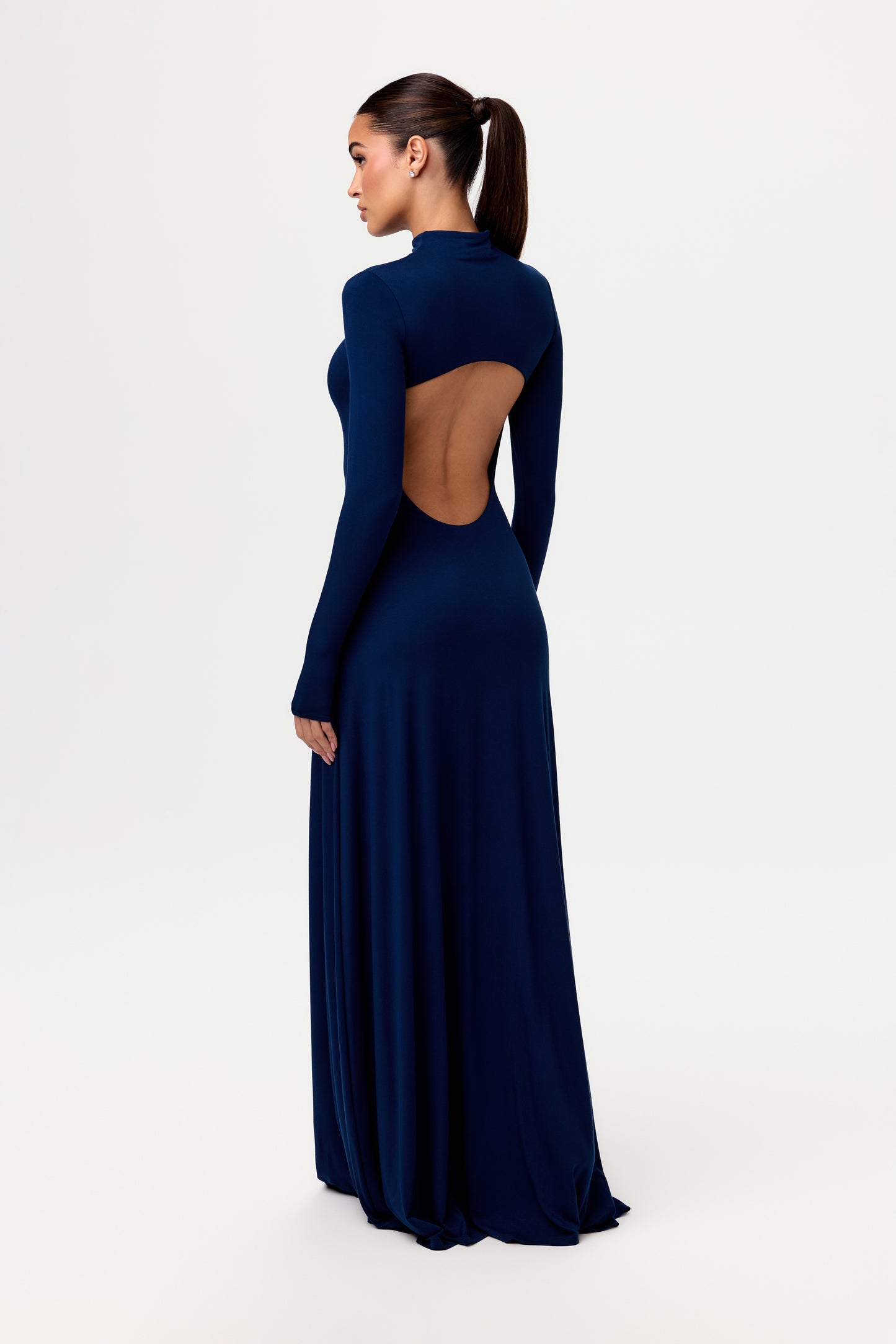 Smooth Open Back Maxi Dress